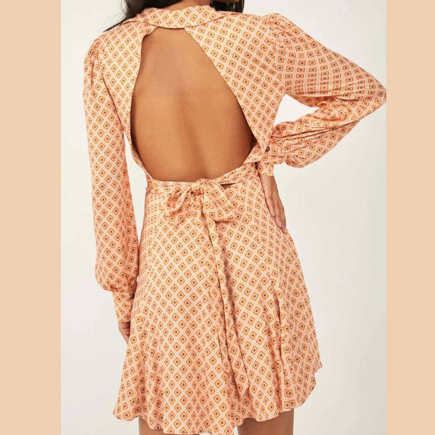 Free People Free People Geo Print Dress Size L / US 10 / IT 46 - 8 Thumbnail