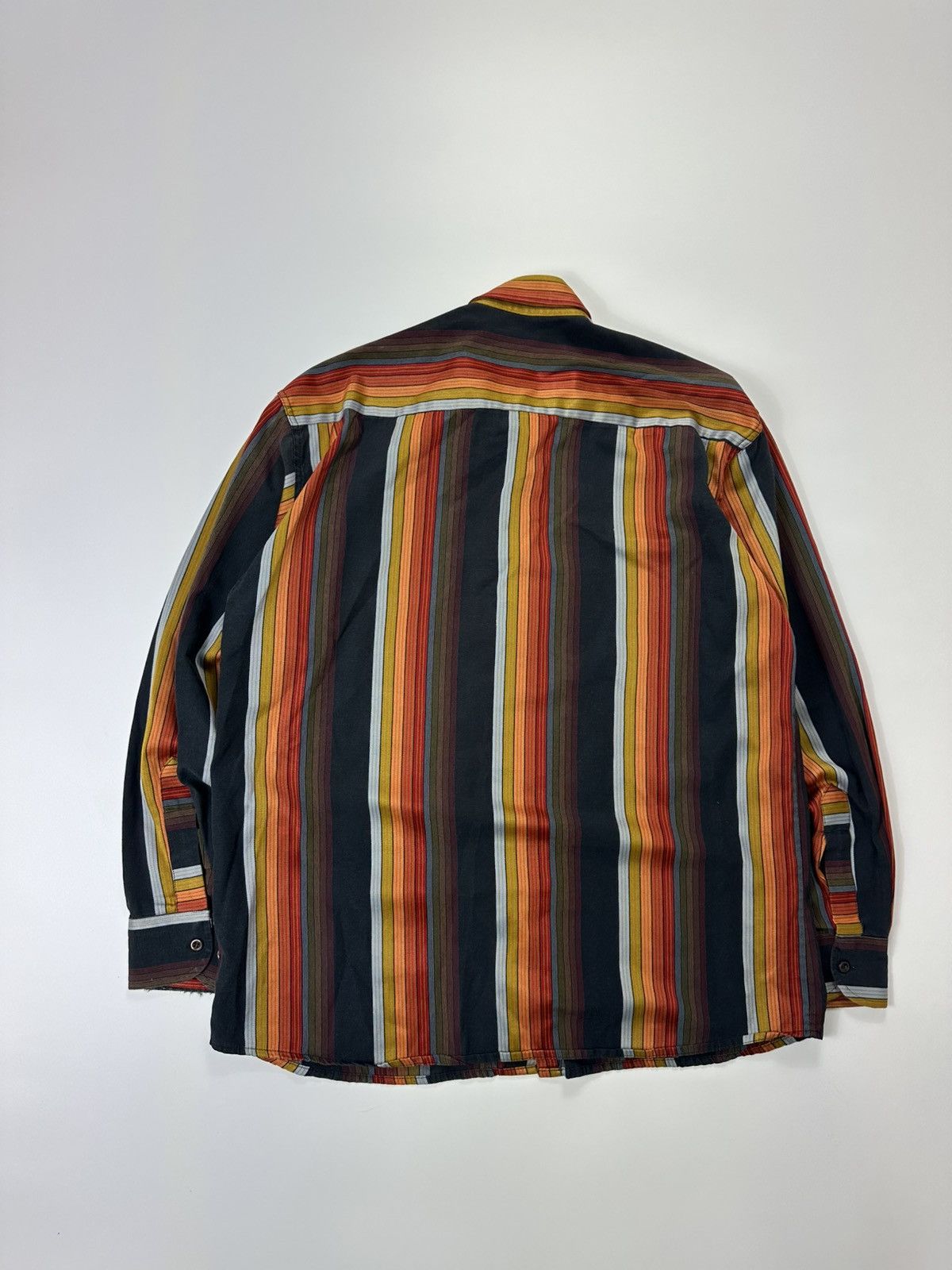 Armani Collezioni Armani Collezioni Stripped Luxury T-shirt Made In Italy Size US L / EU 52-54 / 3 - 2 Thumbnail