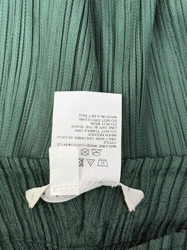 Issey Miyake issey miyake size:2 Green pleated pants 2505-Nextarrow Size US 26 / EU 42 - 5 Thumbnail