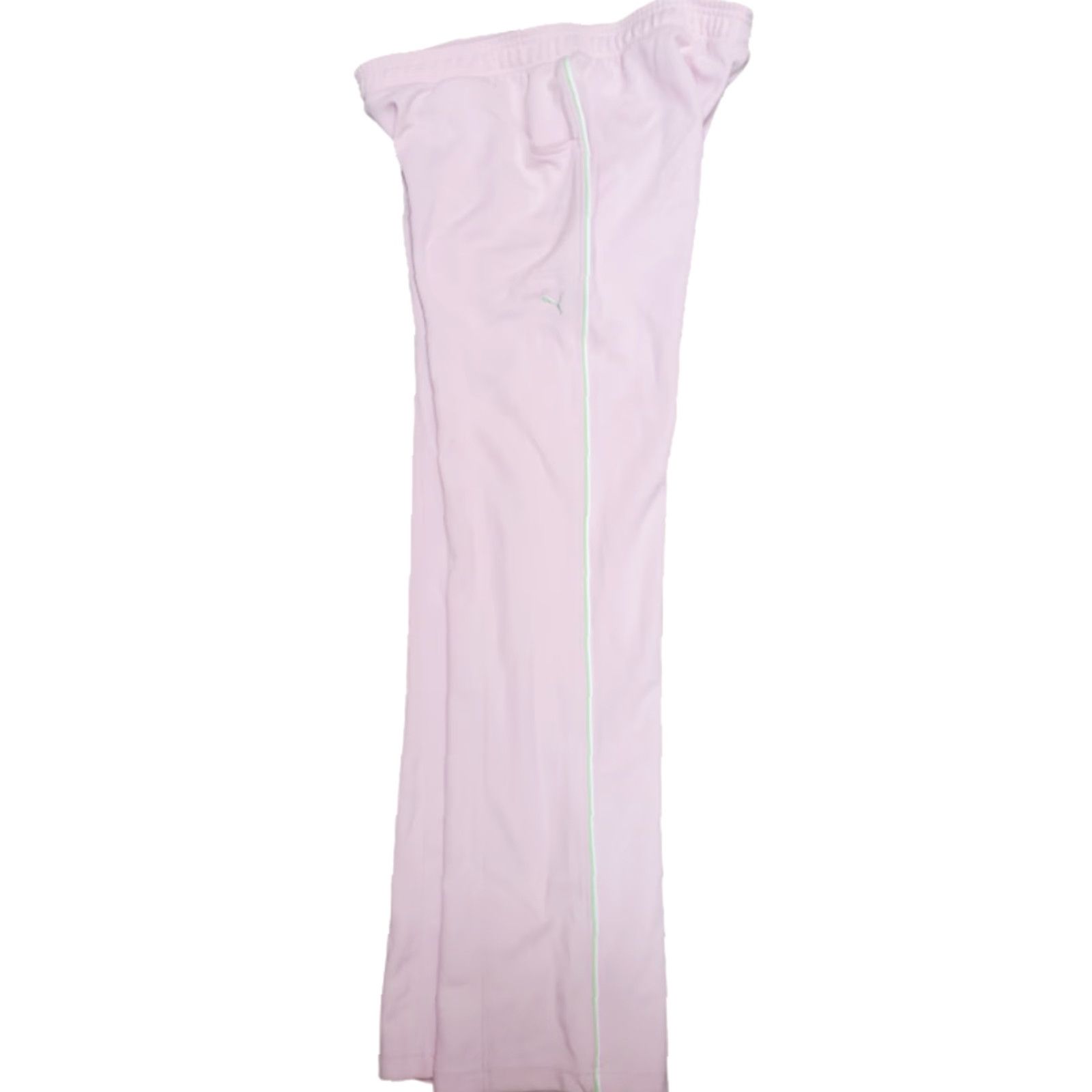 Puma VINTAGE Womens PUMA Knit Pants 2XL Pink Light Pink Lady Pistachio Green Sweat Pants Track Pants Womens Size 40" / US 18 - 2 Thumbnail