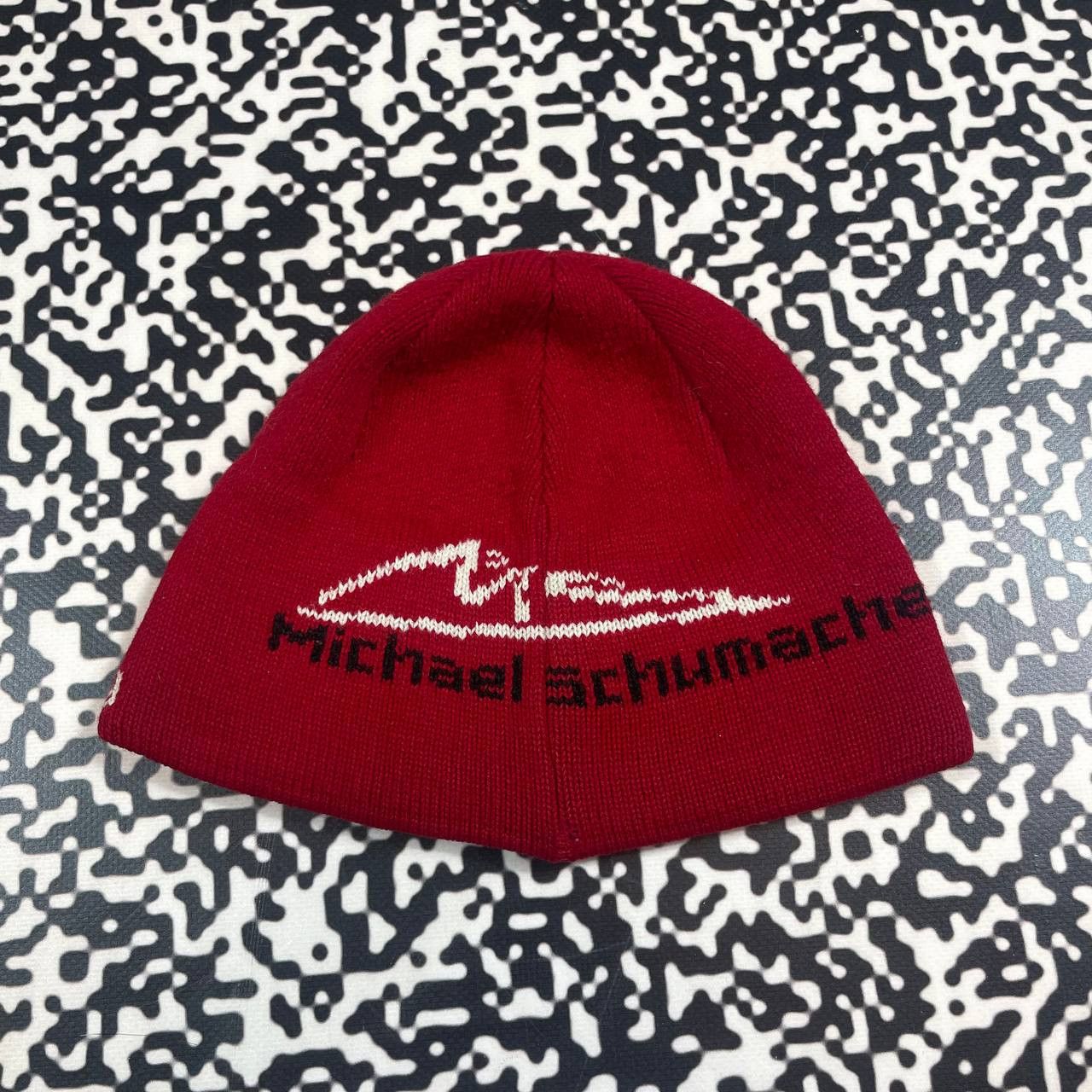 Ferrari Vintage 90s Michael Schumacher Ferrari Racing Beanie Hat Size ONE SIZE - 1 Thumbnail