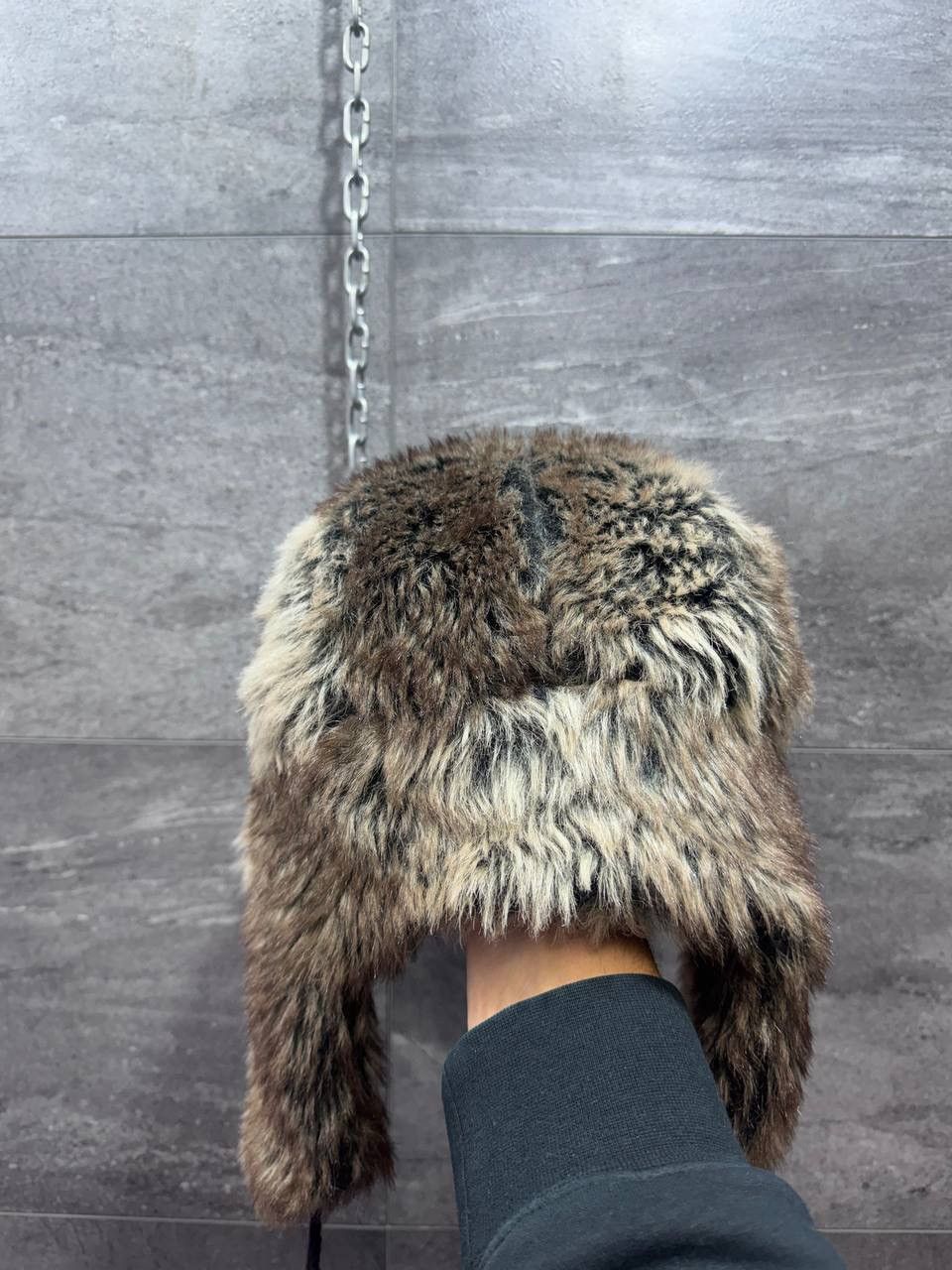 Other Ushanka Trapper Hat Furry Mohair Fuzzy Fur Hat Y2K 90s Size ONE SIZE - 7 Thumbnail