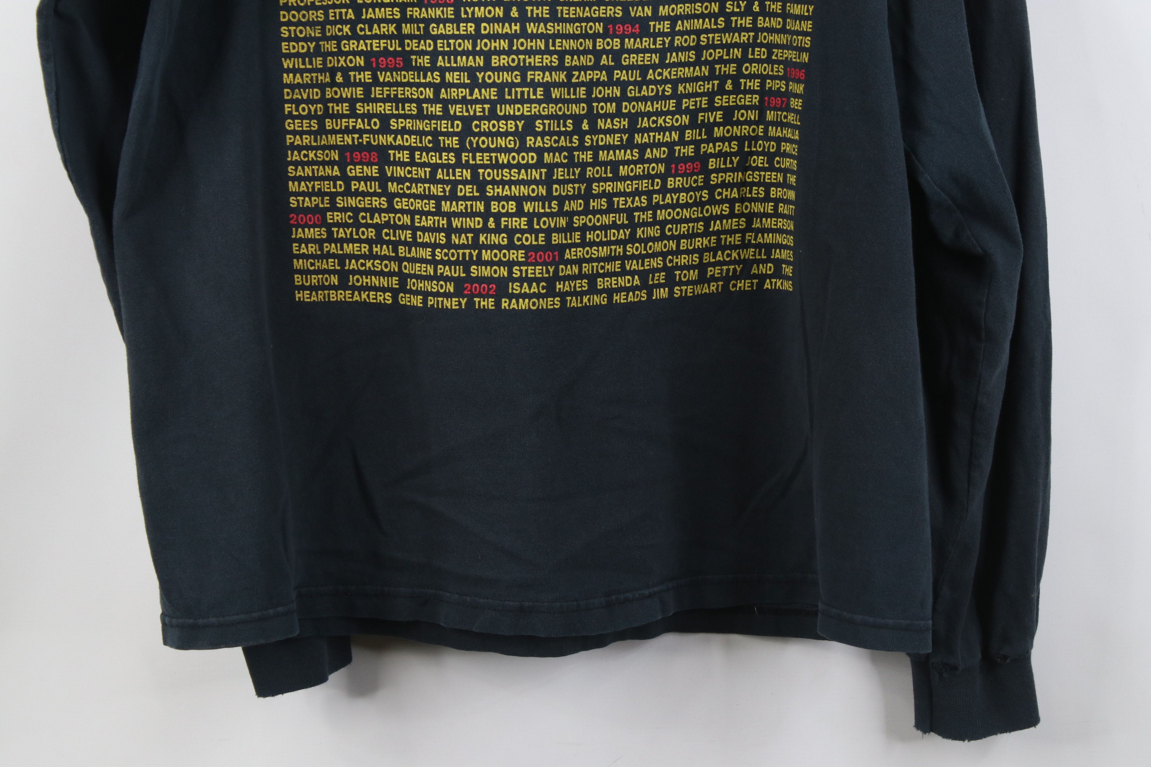 Vintage Vintage Y2K 2002 Roll Hall of Fame Long Sleeve T-Shirt Size US M / EU 48-50 / 2 - 17 Thumbnail