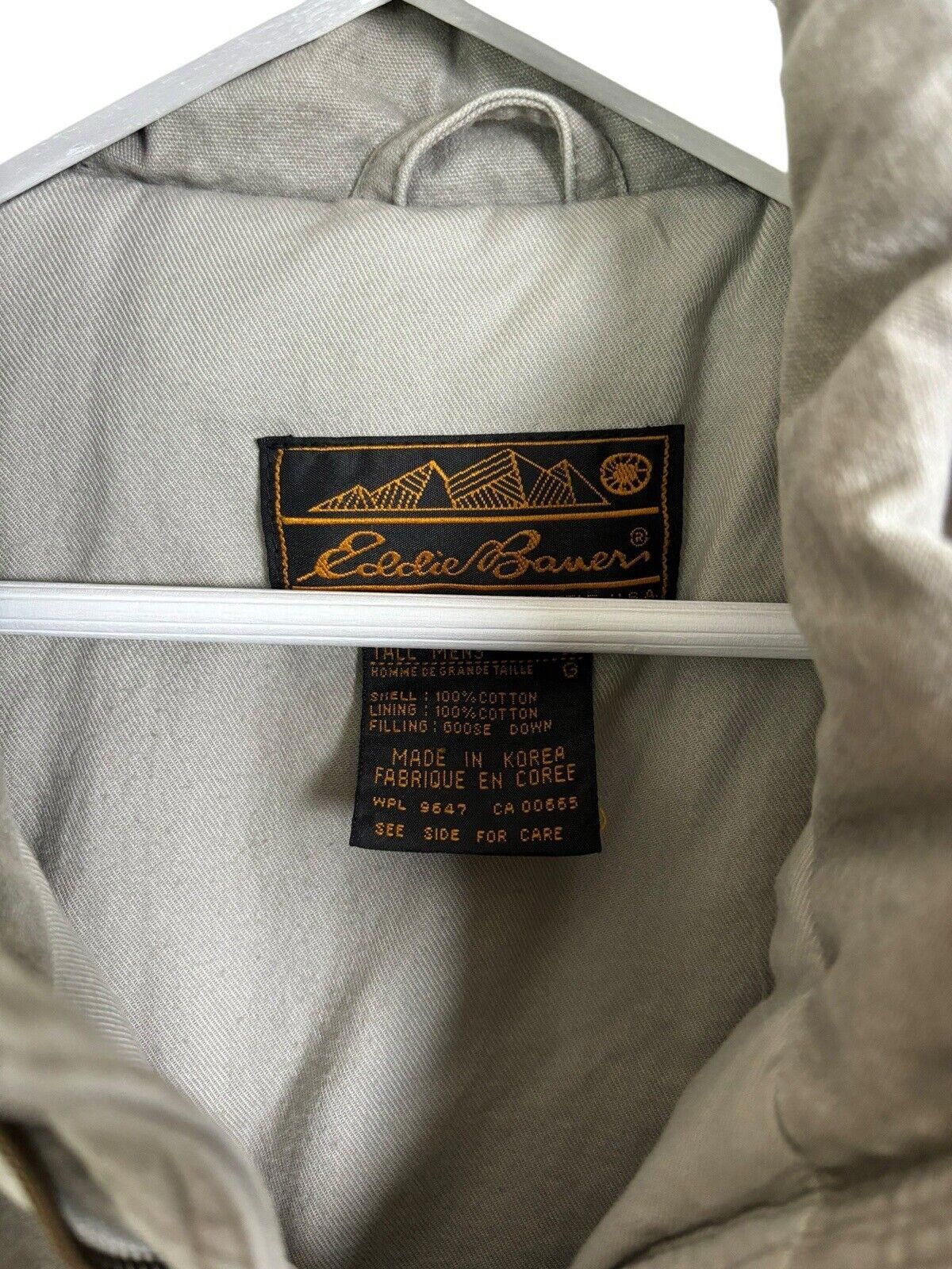 Eddie Bauer × Vintage Vintage 90s Eddie Bauer Goose Down Cotton Vest Men’s Large Size US L / EU 52-54 / 3 - 5 Thumbnail