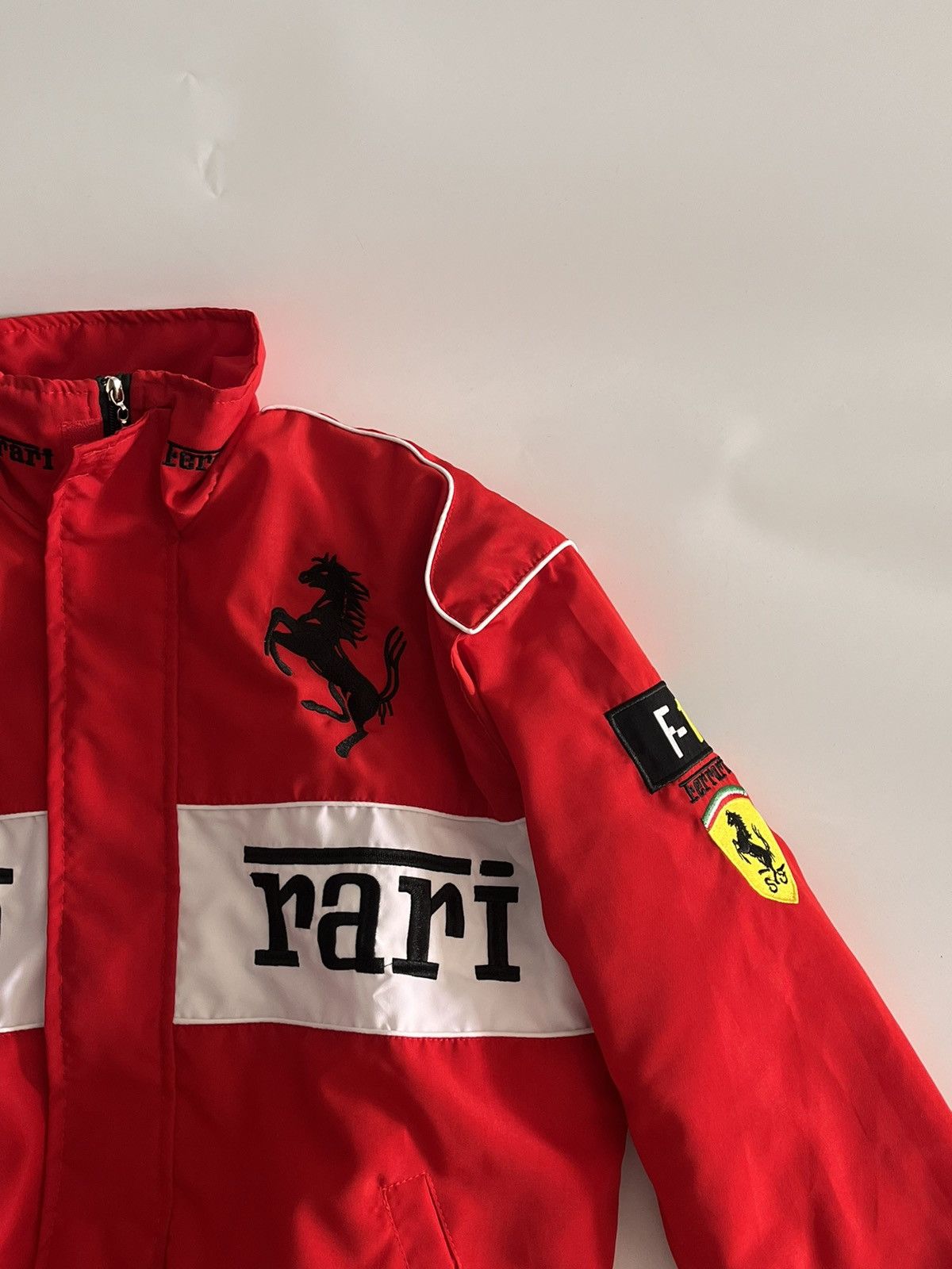 Ferrari Ferrari Racing F1 Jacket Red with White Trim, Lana