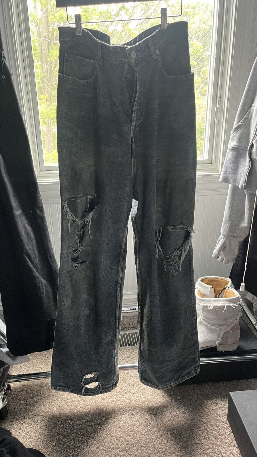 Balenciaga RARE Balenciaga Mudshow Denim Size US 32 / EU 48 - 1 Thumbnail