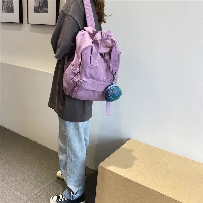 Japanese Brand Purple Backpack Size ONE SIZE - 1 Thumbnail