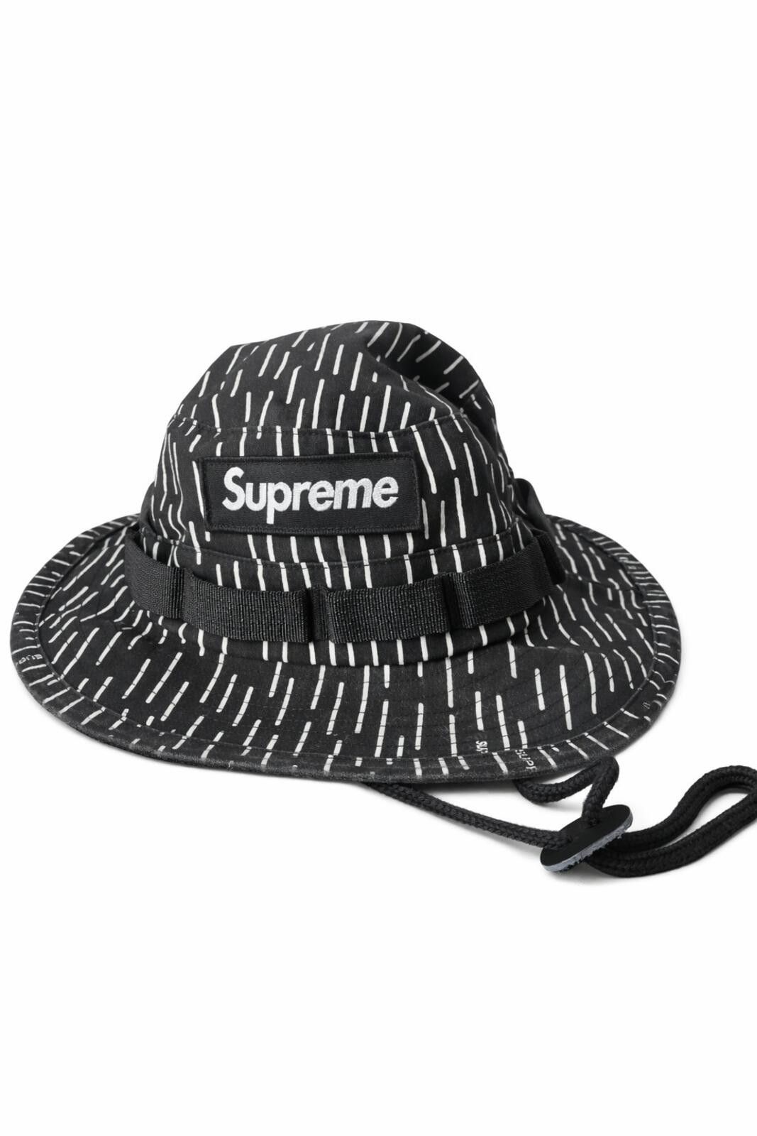 Stone Island × Supreme Supreme Stone Island Black Camo Boonie
