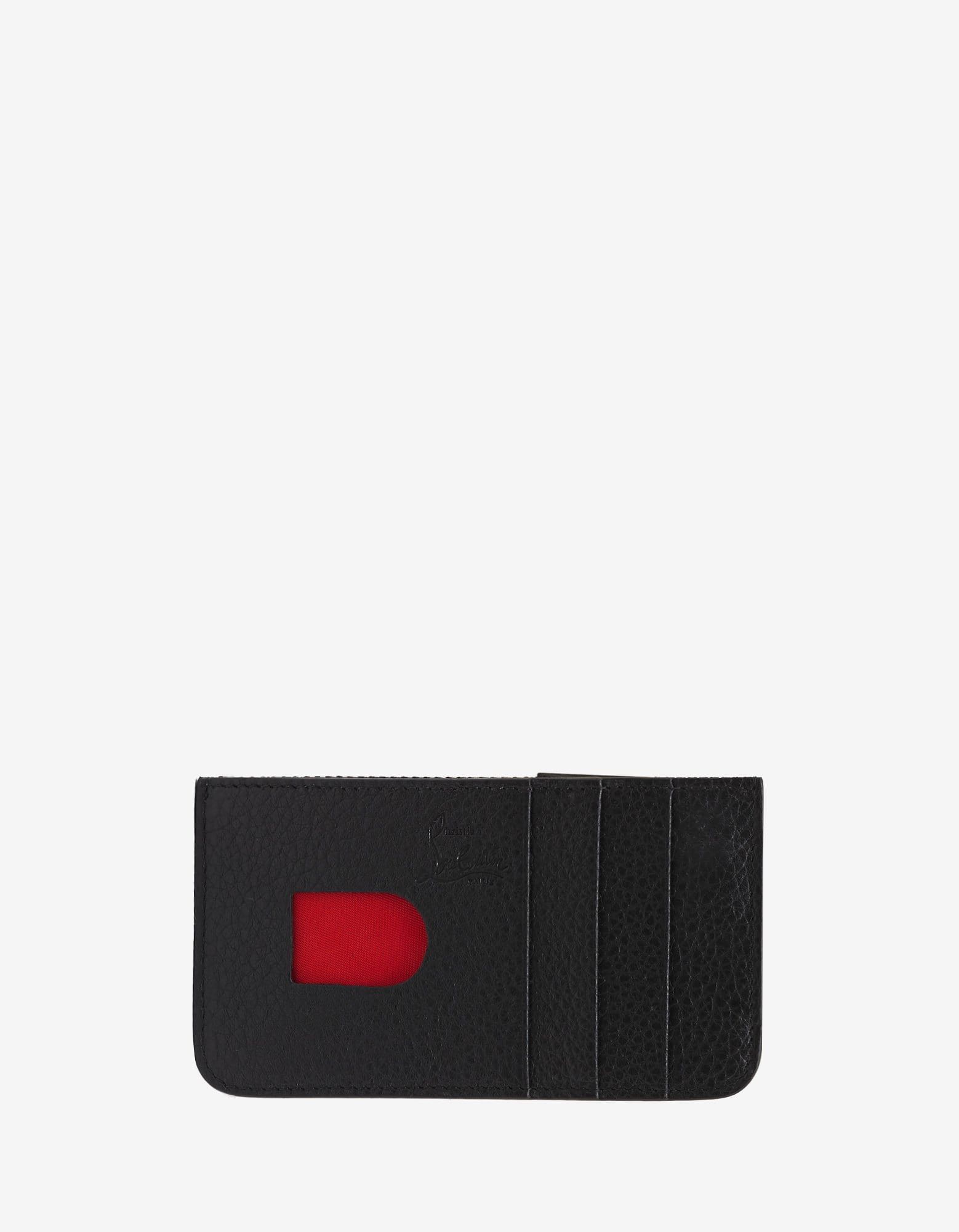 Christian Louboutin Christian Louboutin Credilou Black Leather SpikesCard Holder Size ONE SIZE - 4 Thumbnail