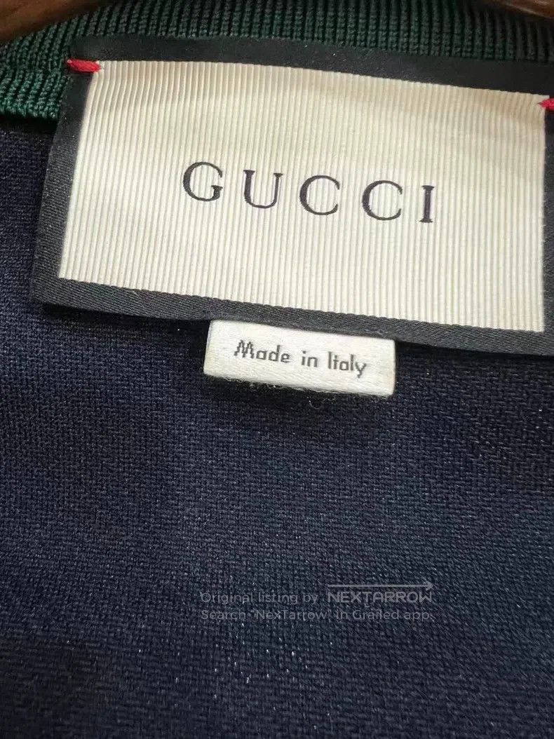Gucci Gucci Dark blue, red and green striped jacket Size US M / EU 48-50 / 2 - 5 Thumbnail