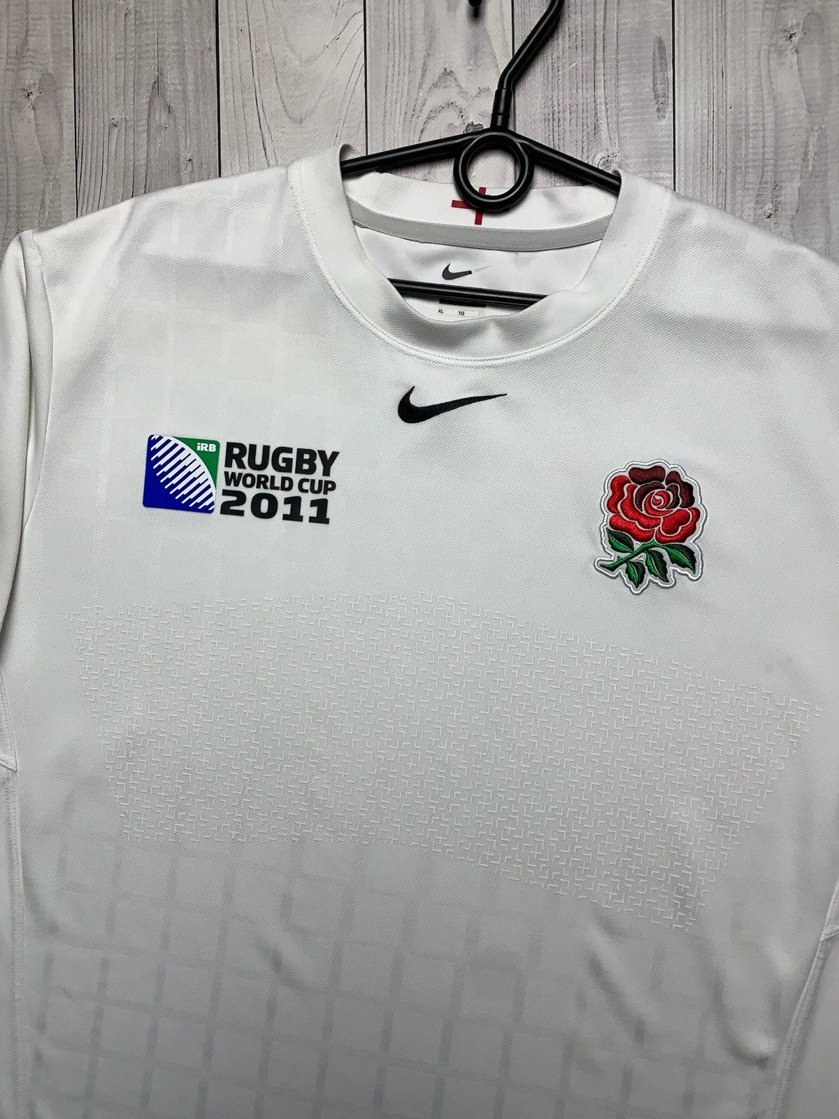 Nike × Vintage Vintage Nike England soccer jersey size XL logo Size US XL / EU 56 / 4 - 2 Thumbnail