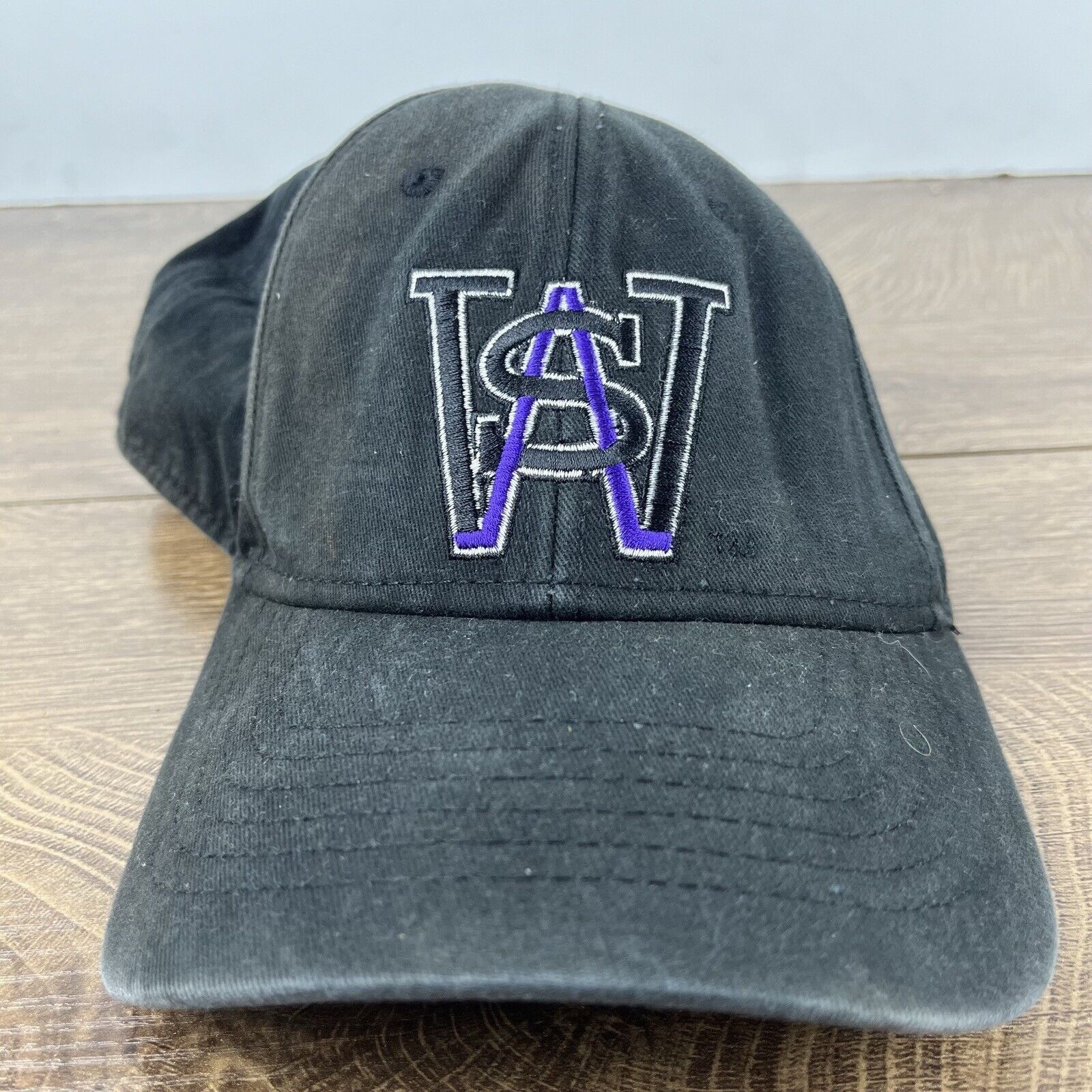 Other WS Hat WS Black Cap Adjustable Hat Black Adult Fit Hat Size ONE SIZE - 3 Thumbnail