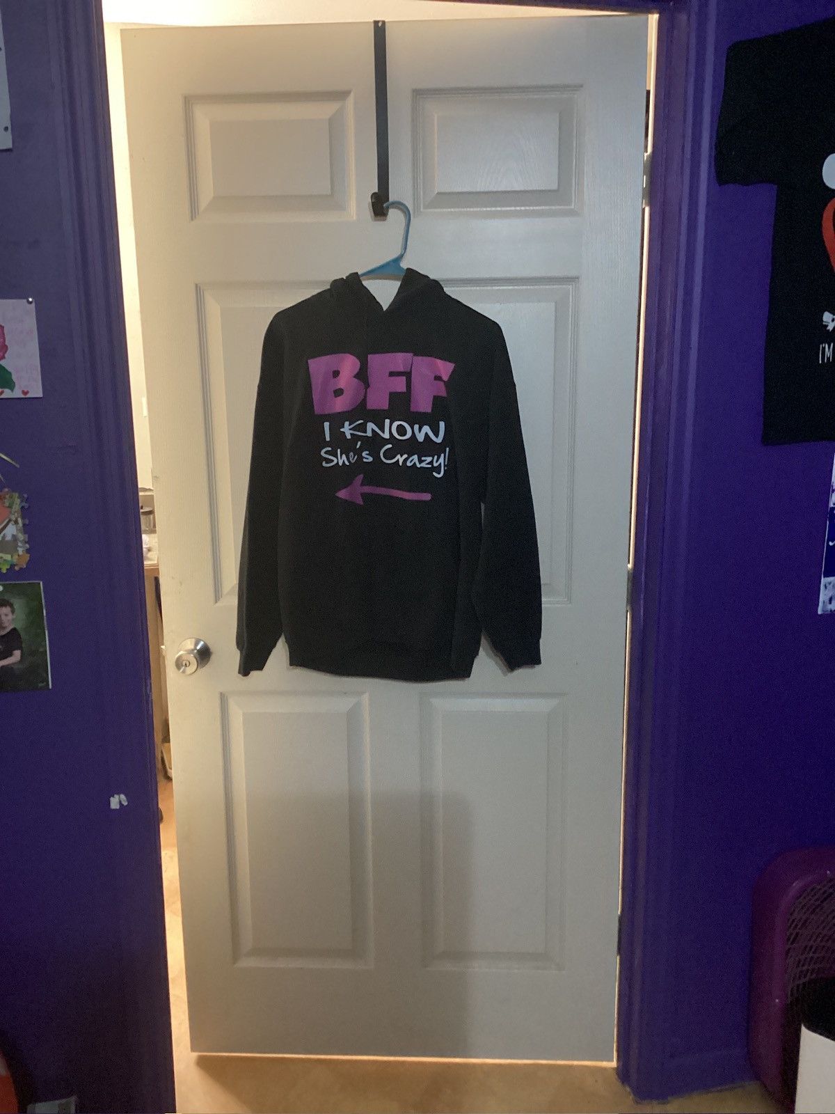 Gildan BFF I Know Shes Crazy Hoodie Size L / US 10 / IT 46 - 1 Thumbnail