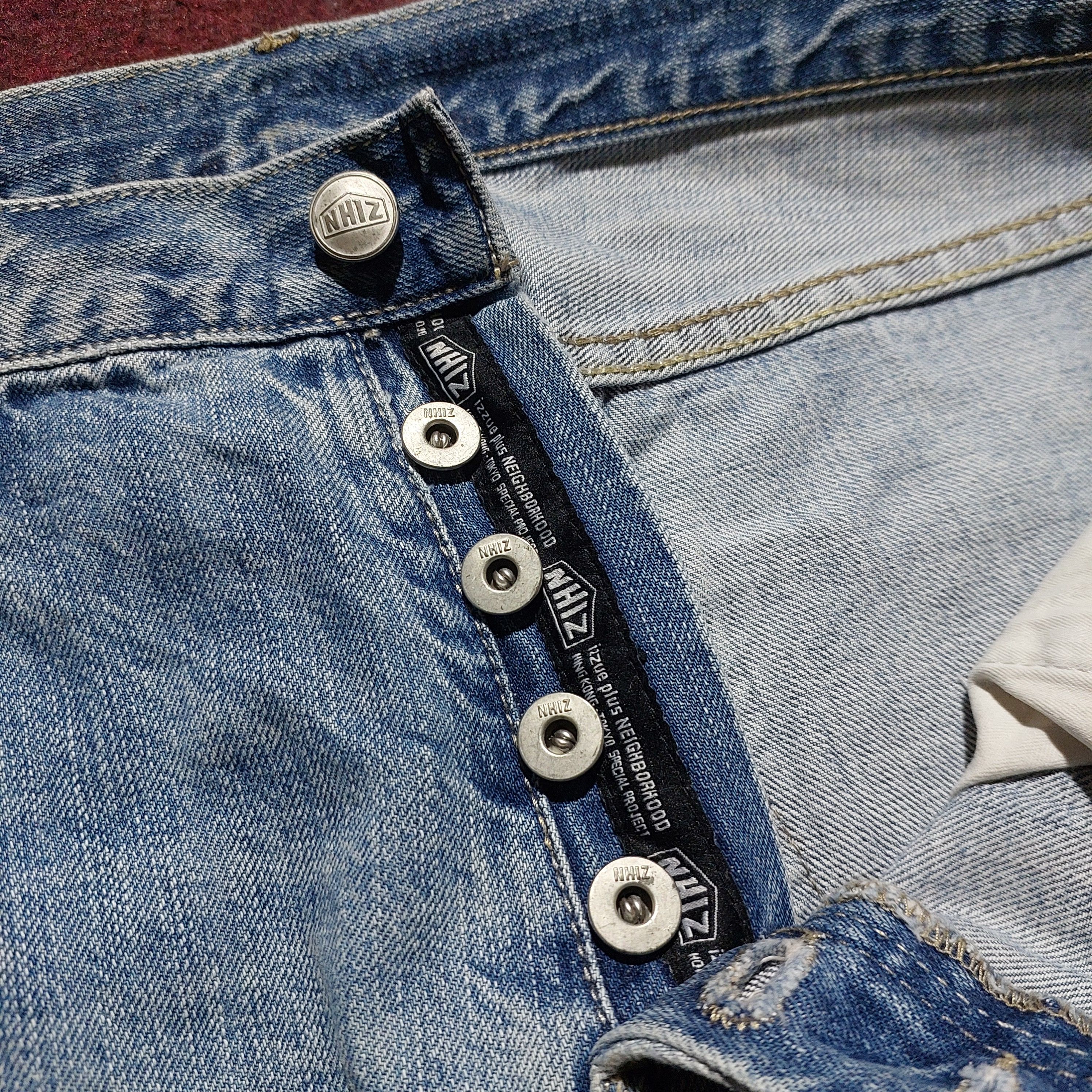 Neighborhood Vintage Izzue plus Neighborhood Distressed blue denim Size US 32 / EU 48 - 7 Thumbnail