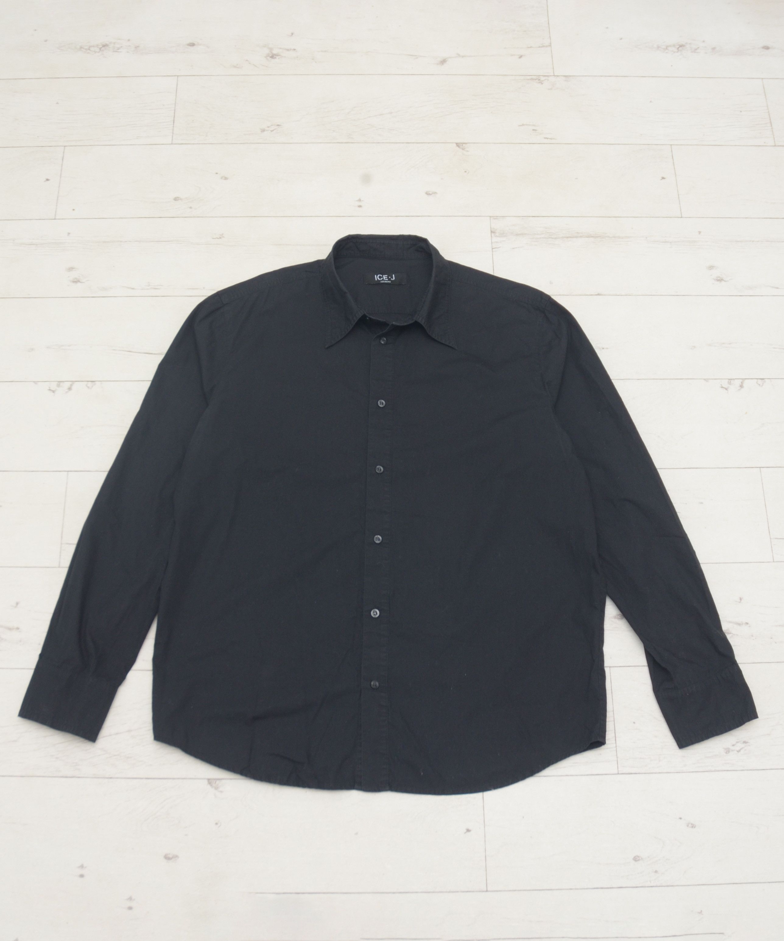 Iceberg × Vintage Iceberg ICE-J Vintage Casual Black Shirt Cosmos DJ y2k XXL Size US XXL / EU 58 / 5 - 1 Thumbnail