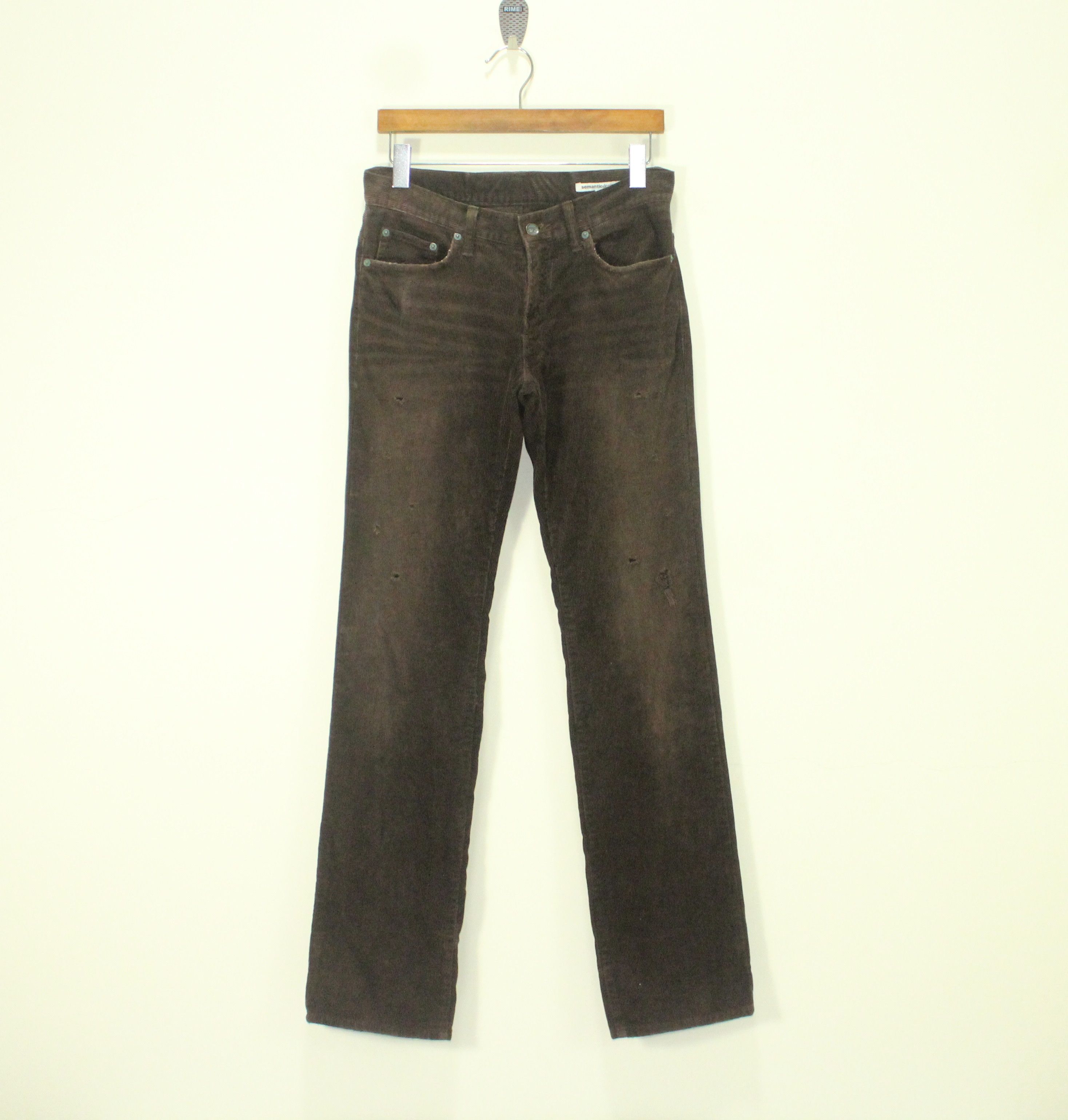 semanticdesign Ripped Distressed Style Grunge SEMANTIC DESIGN Corduroy Size US 29 - 3 Thumbnail