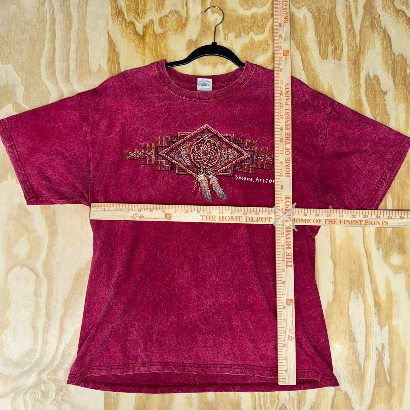 The Mountain Large - Vintage y2k burgundy arizona tourist t-shirt Size US L / EU 52-54 / 3 - 2 Thumbnail