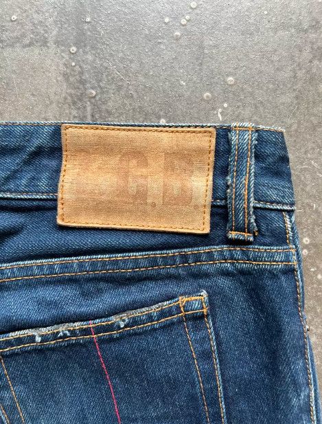 Le Grande Bleu (L.G.B.) L.G.B. (Le Grand Bleu) Early Washed Denim Jeans Size US 39 - 7 Thumbnail