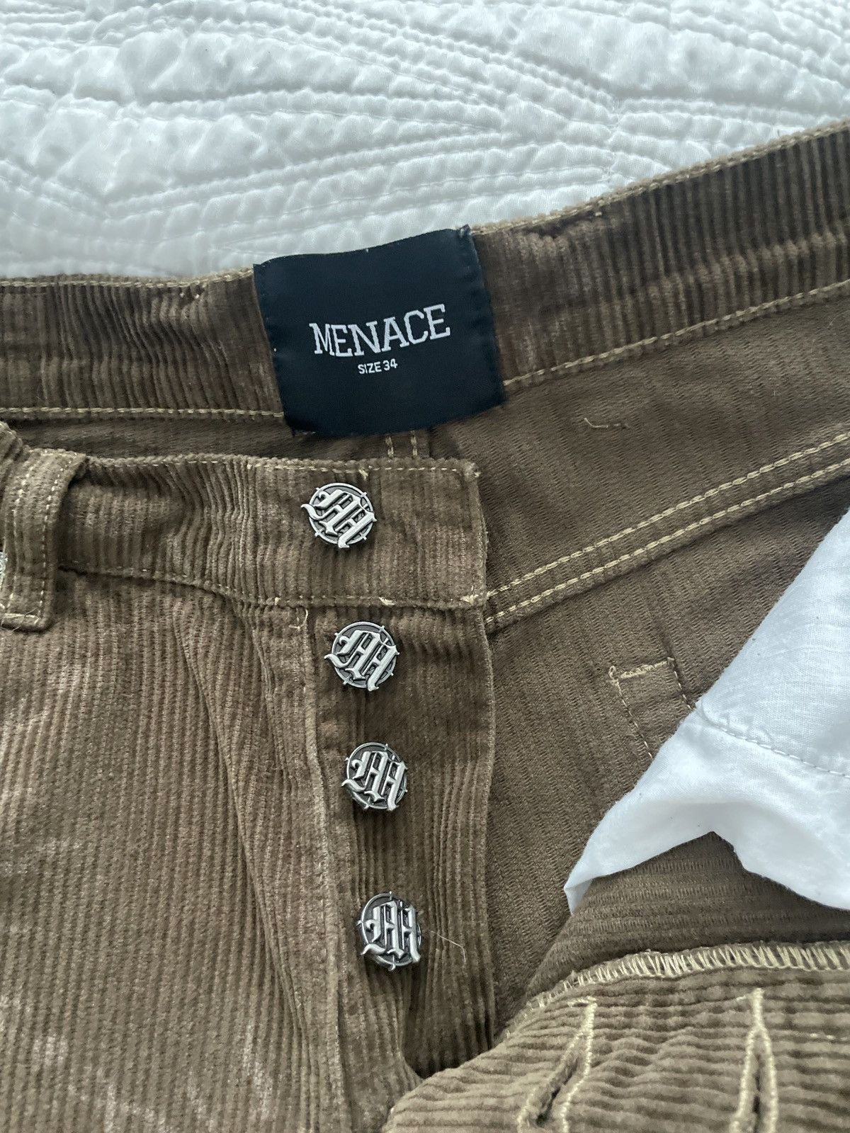 Menace Corduroy pants Size US 34 / EU 50 - 3 Thumbnail