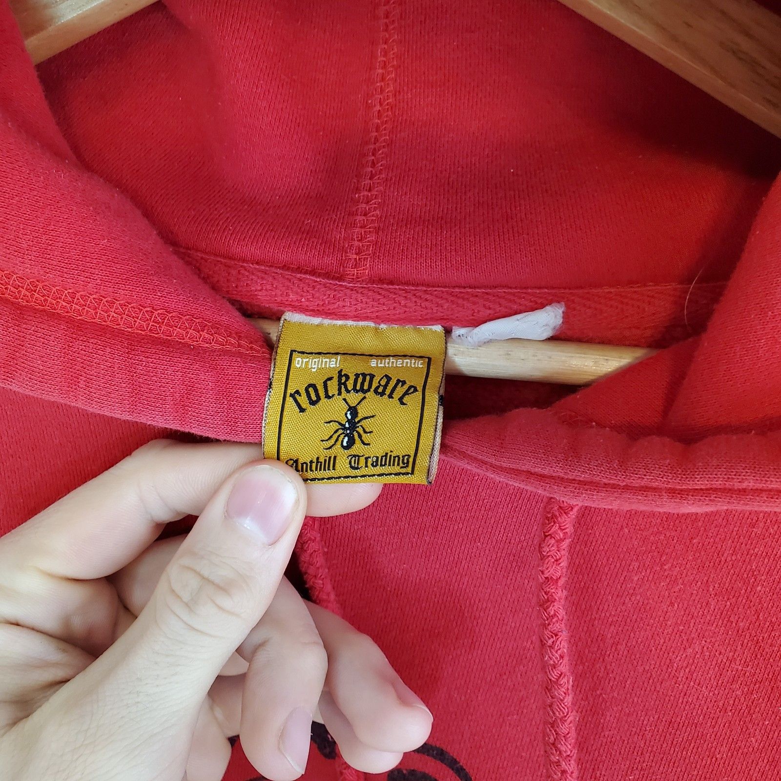 The Rolling Stones Vintage 90s Rolling Stones Band Hoodie Sweater Red Size XL Size US XL / EU 56 / 4 - 4 Thumbnail