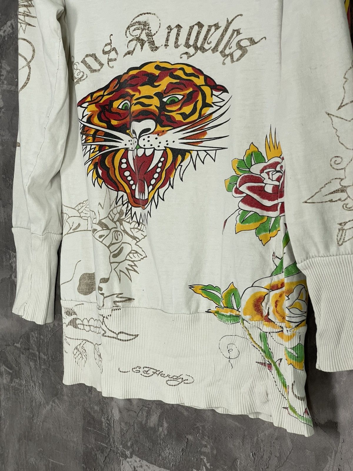 Christian Audigier × Ed Hardy Ed Hardy by Christian Audigier Long Sleeve Y2K Distressed Size L / US 10 / IT 46 - 8 Thumbnail