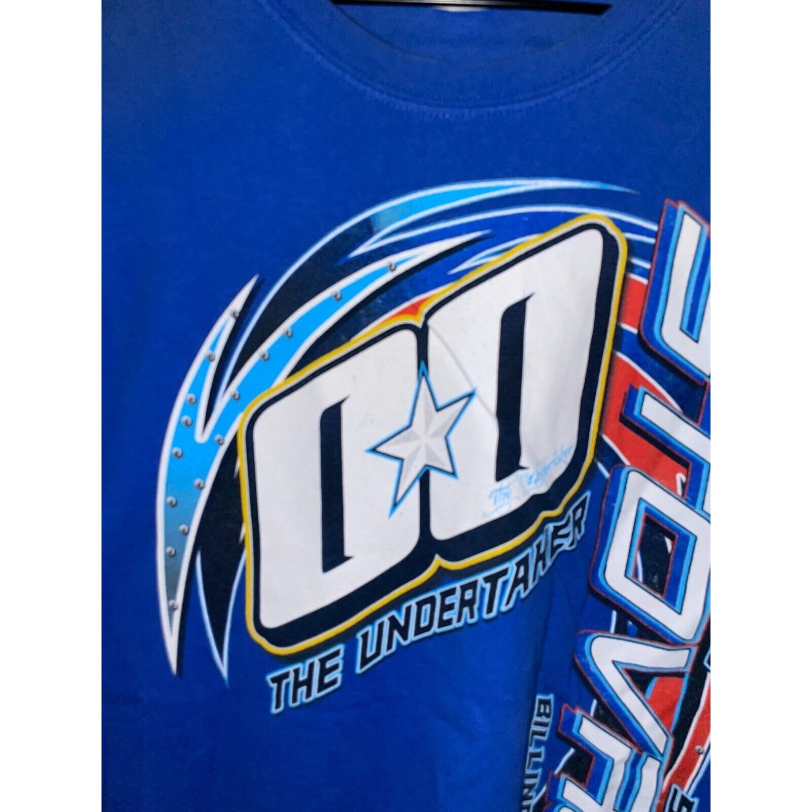 Gildan Jesse Stovall Shirt The Undertaker Drag Race Blue Tee 2XL Size US XXL / EU 58 / 5 - 3 Thumbnail