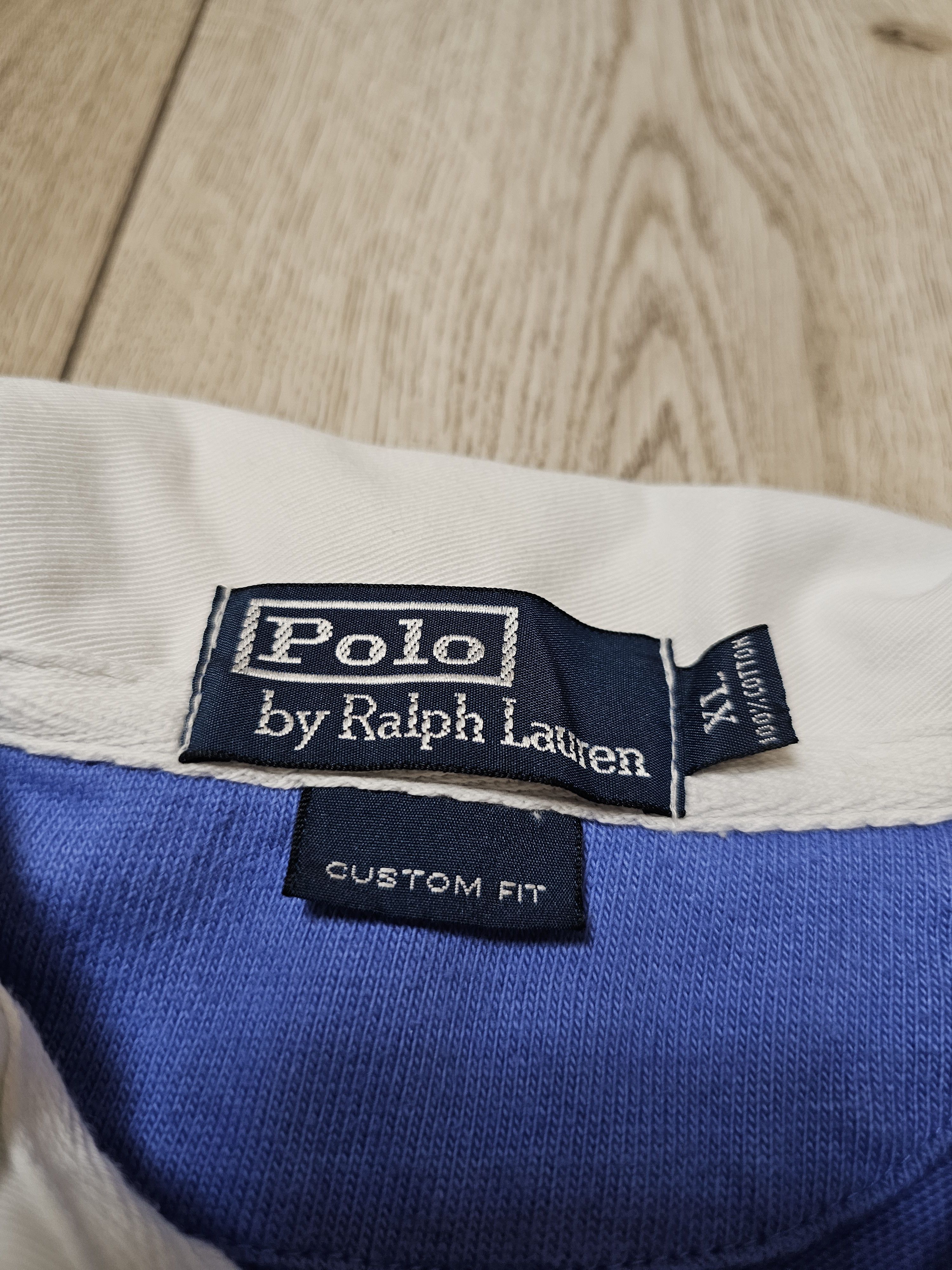 Polo Ralph Lauren POLO RALPH LAUREN VINTAGE RUGBY SHIRT 90s LONG SLEEVE Size US XL / EU 56 / 4 - 7 Thumbnail