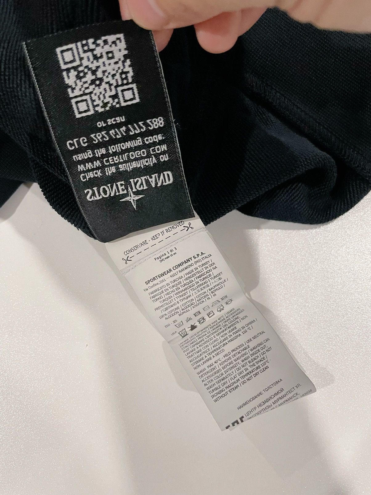 Stone Island Stone Island Basic navy zipped Hoodie Size US L / EU 52-54 / 3 - 6 Thumbnail