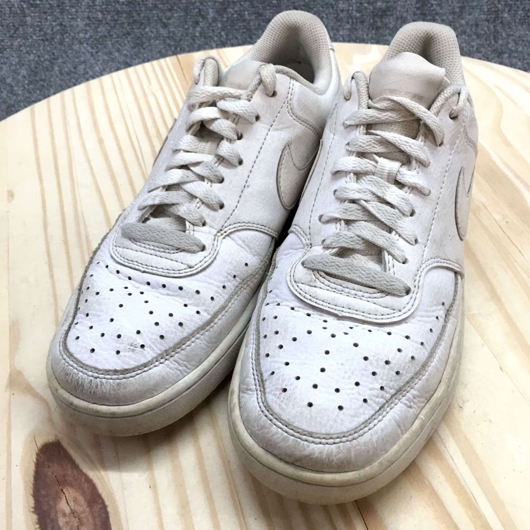 Nike Nike Court Vision Low Mens? Womens 8.5 White Sneaker Lace Up Low Top CD5434-100 Court Vision Low Size M / US 6-8 / IT 42-44 - 7 Thumbnail