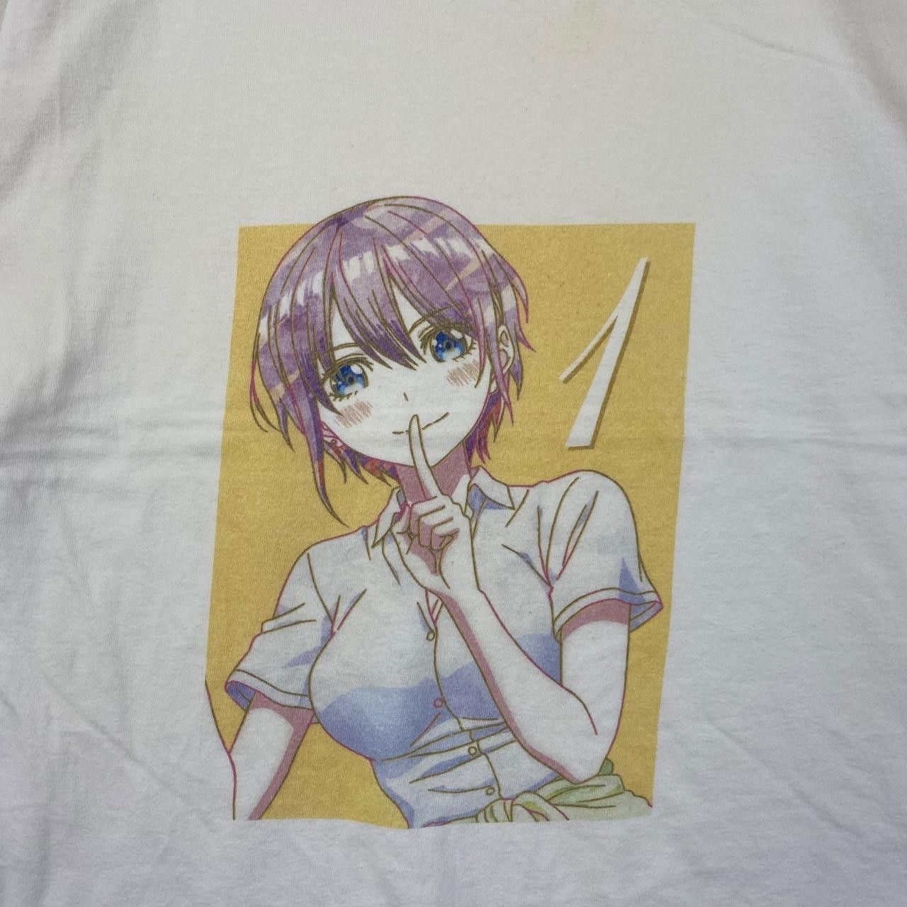 Anime ICHIKA NAKANO ANI-ART Quintessential Quintuplets Tee Shirt Size US L / EU 52-54 / 3 - 3 Thumbnail
