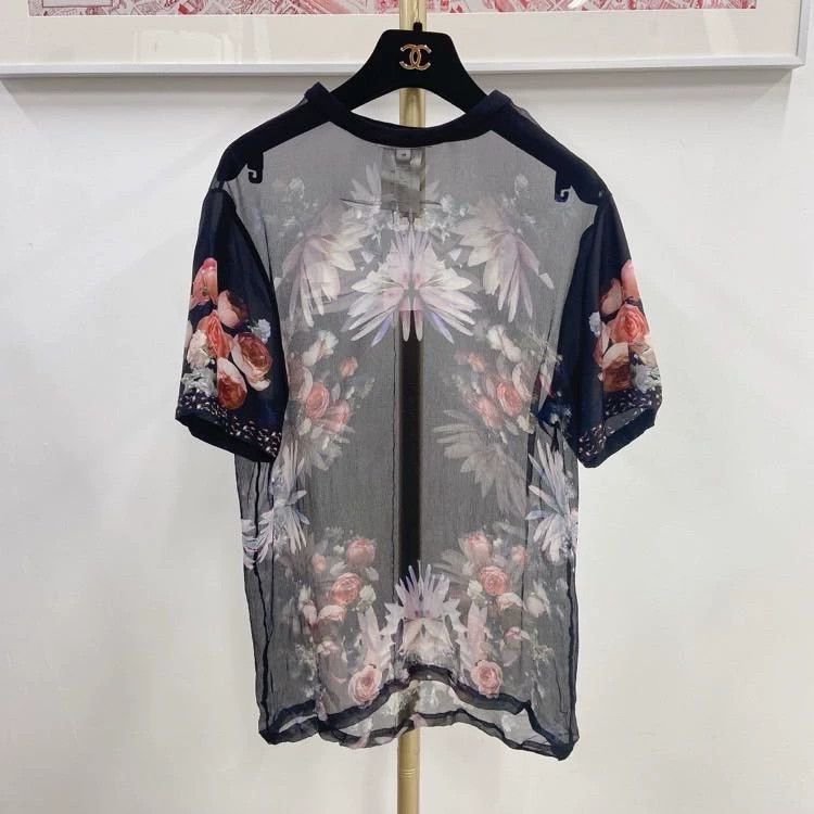 Givenchy Givenchy Size36 Printed Transparent Round Neck Top, Size 36 Size US M / EU 48-50 / 2 - 1 Thumbnail