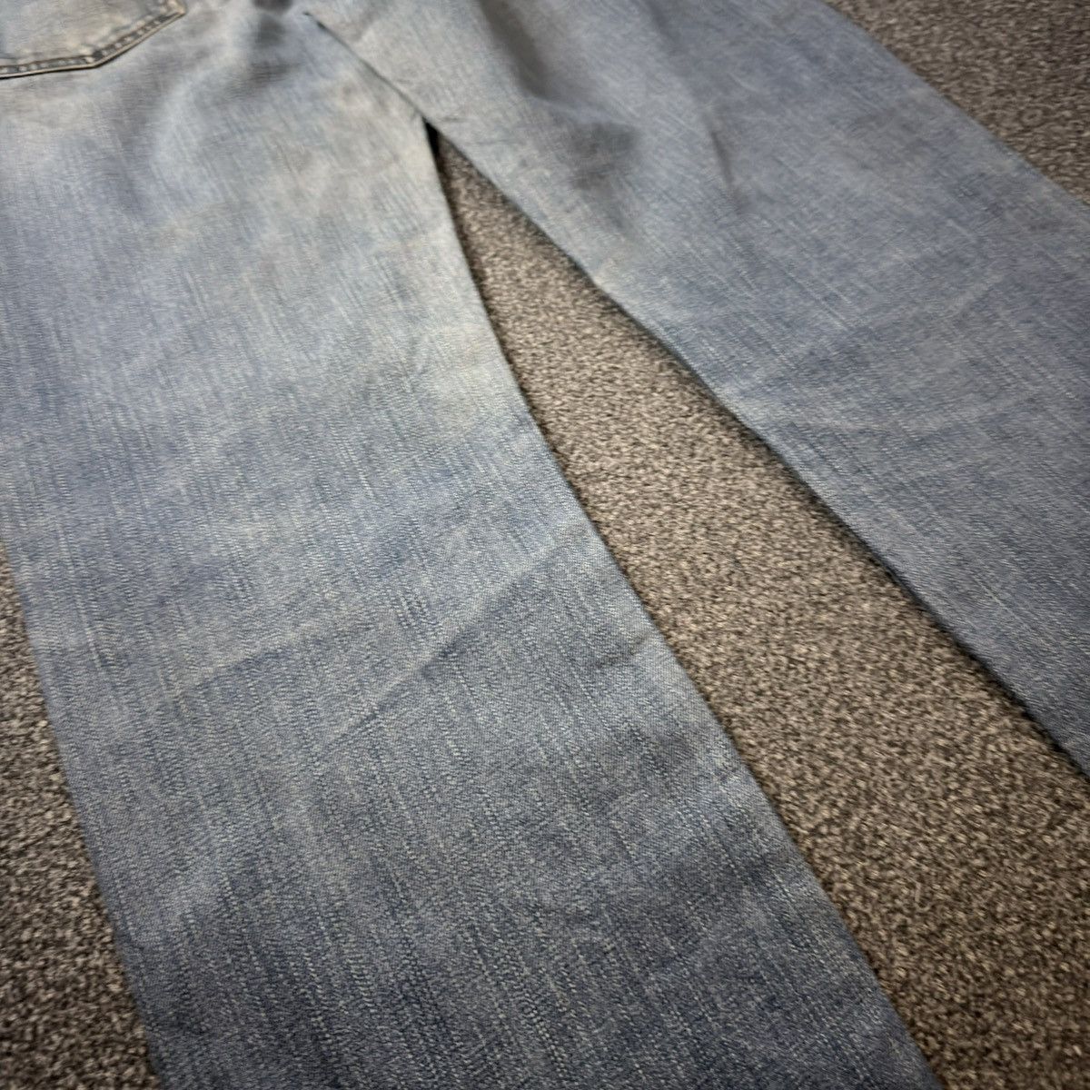Undercover Vintage 90s S003 Uniqlo Faded Aging Denim Jeans Size US 35 - 10 Thumbnail