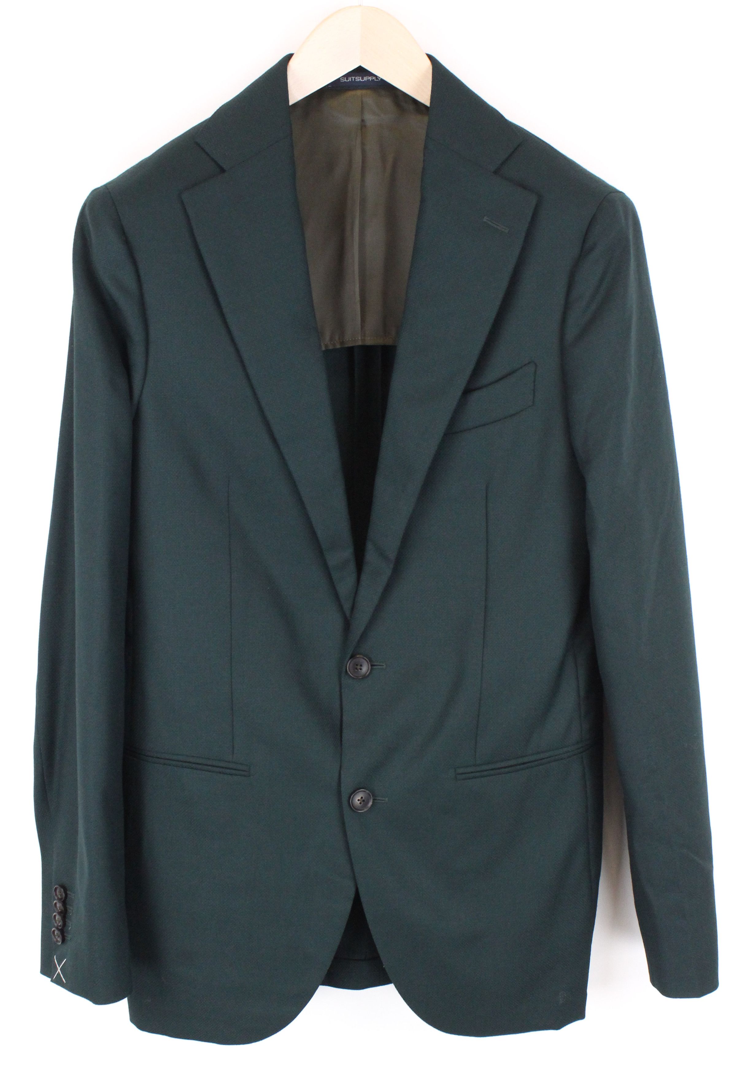 Suitsupply LA SPALLA UK36L Green Wool Blazer 56990 Size 36R - 1 Thumbnail