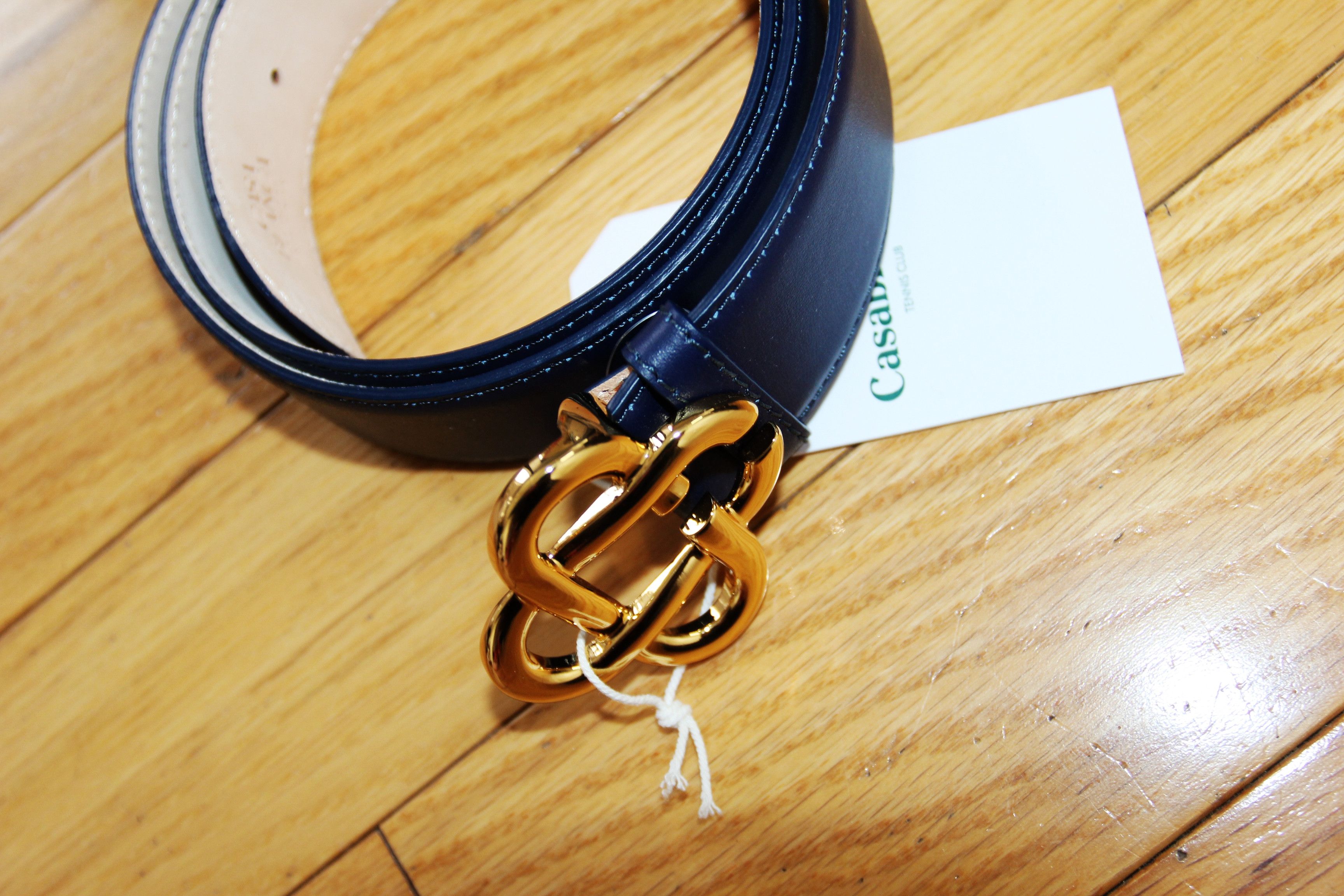 Casablanca BNWT AW24 CASABLANCA CC LOGO BUCKLE BELT 95CM Size ONE SIZE - 4 Thumbnail