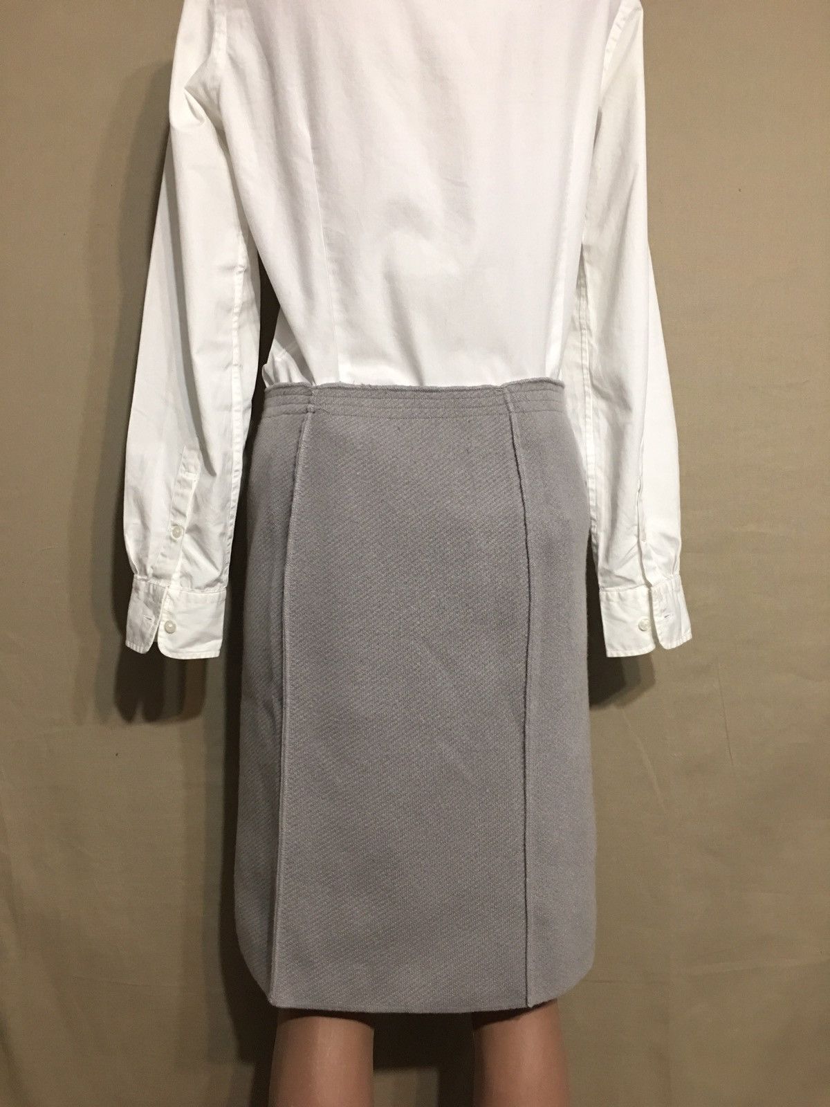 Other MORESI Como Italy Grey Pure Cashmere Skirt Size S Size 26" / US 2 / IT 38 - 4 Thumbnail