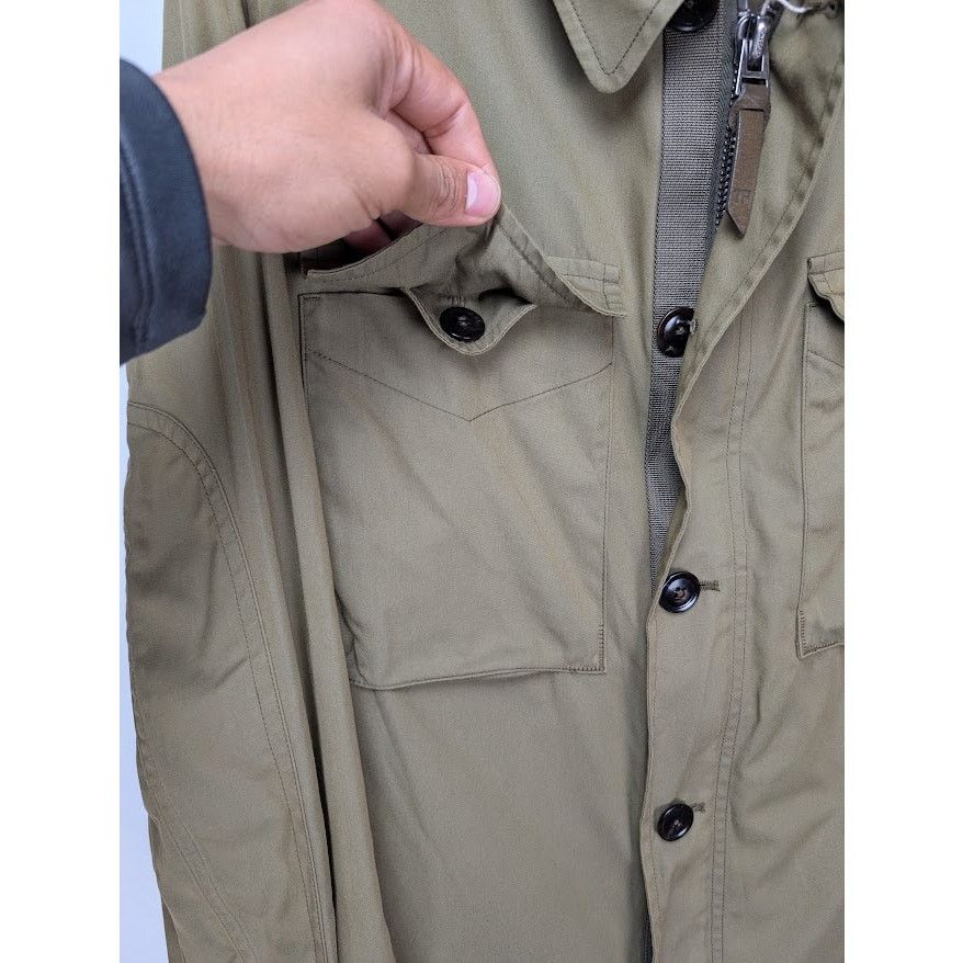 Tom Ford o1rshd1 CC20 Twill Lightweight Field Jacket in Sage Size US M / EU 48-50 / 2 - 6 Thumbnail