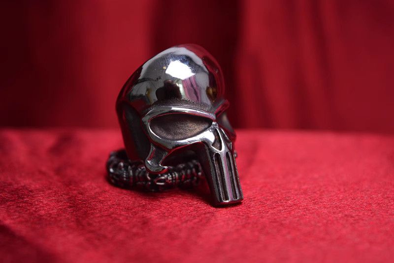 Jewelry Skull Modern Jewelry Rings Open Size Chrome Ring (Size 7-13) Size ONE SIZE - 2 Thumbnail