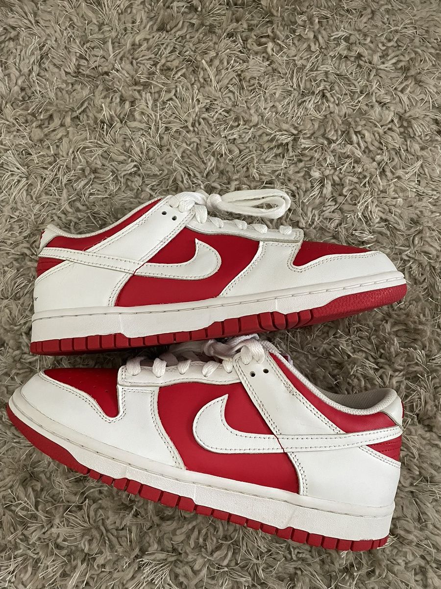 Nike Nike Dunk Low Championship Red Size US 7 / EU 40 - 2 Thumbnail