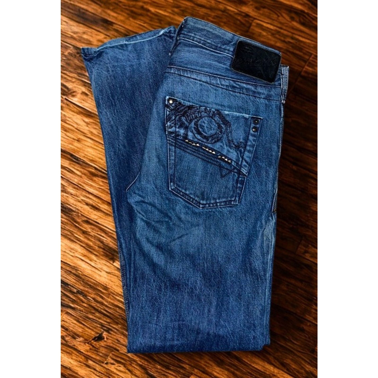 Diesel Diesel Timmen 008GE Jeans W31 L34 Button Fly Straight Fit Size US 31 - 10 Thumbnail