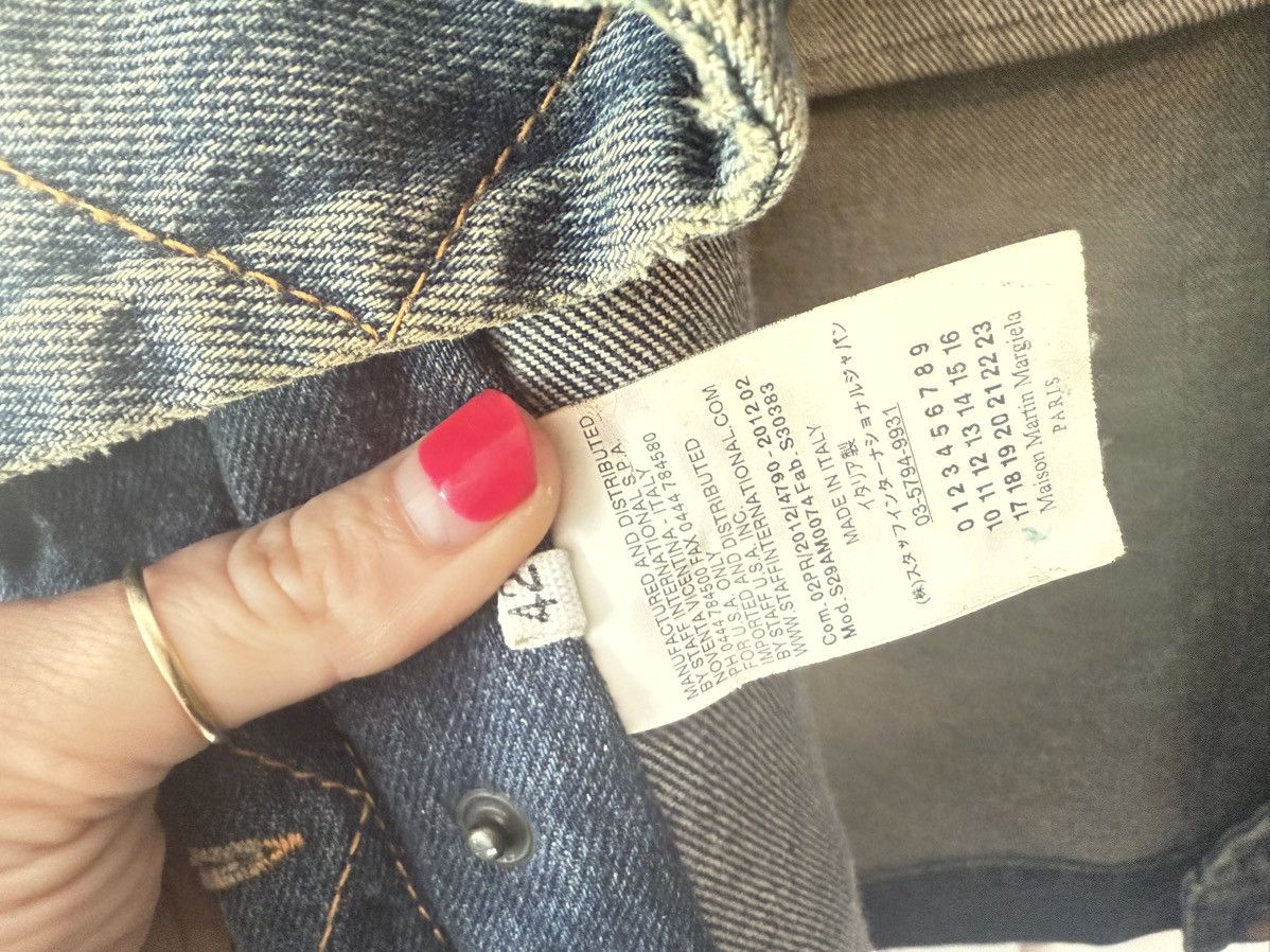 Maison Margiela AW 2012 Margiela Denim Jacket Size 42 Size M / US 6-8 / IT 42-44 - 13 Thumbnail