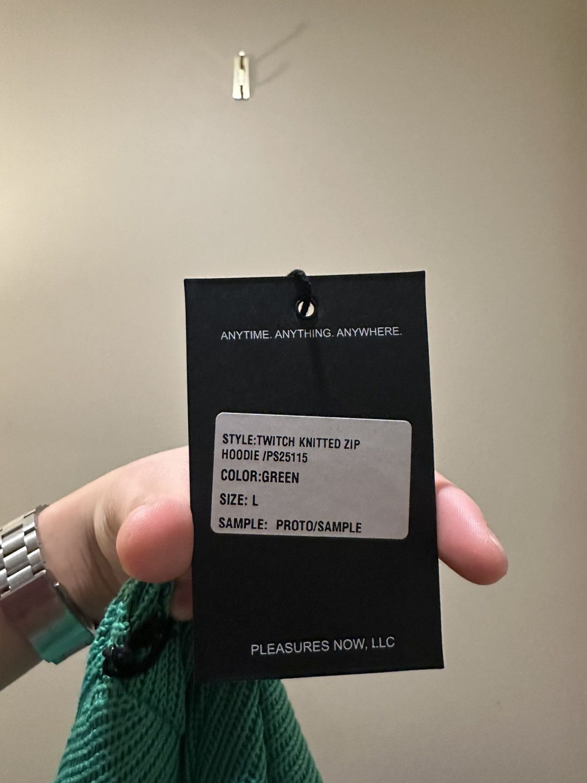 Pleasures Pleasures Twitch Knitted Zip Size US L / EU 52-54 / 3 - 7 Thumbnail