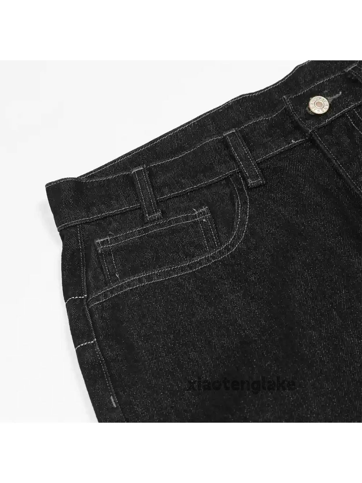 Designer × Japanese Brand × Vintage y2k loose baggy pattern skate hiphop jeans Size US 32 / EU 48 - 7 Thumbnail