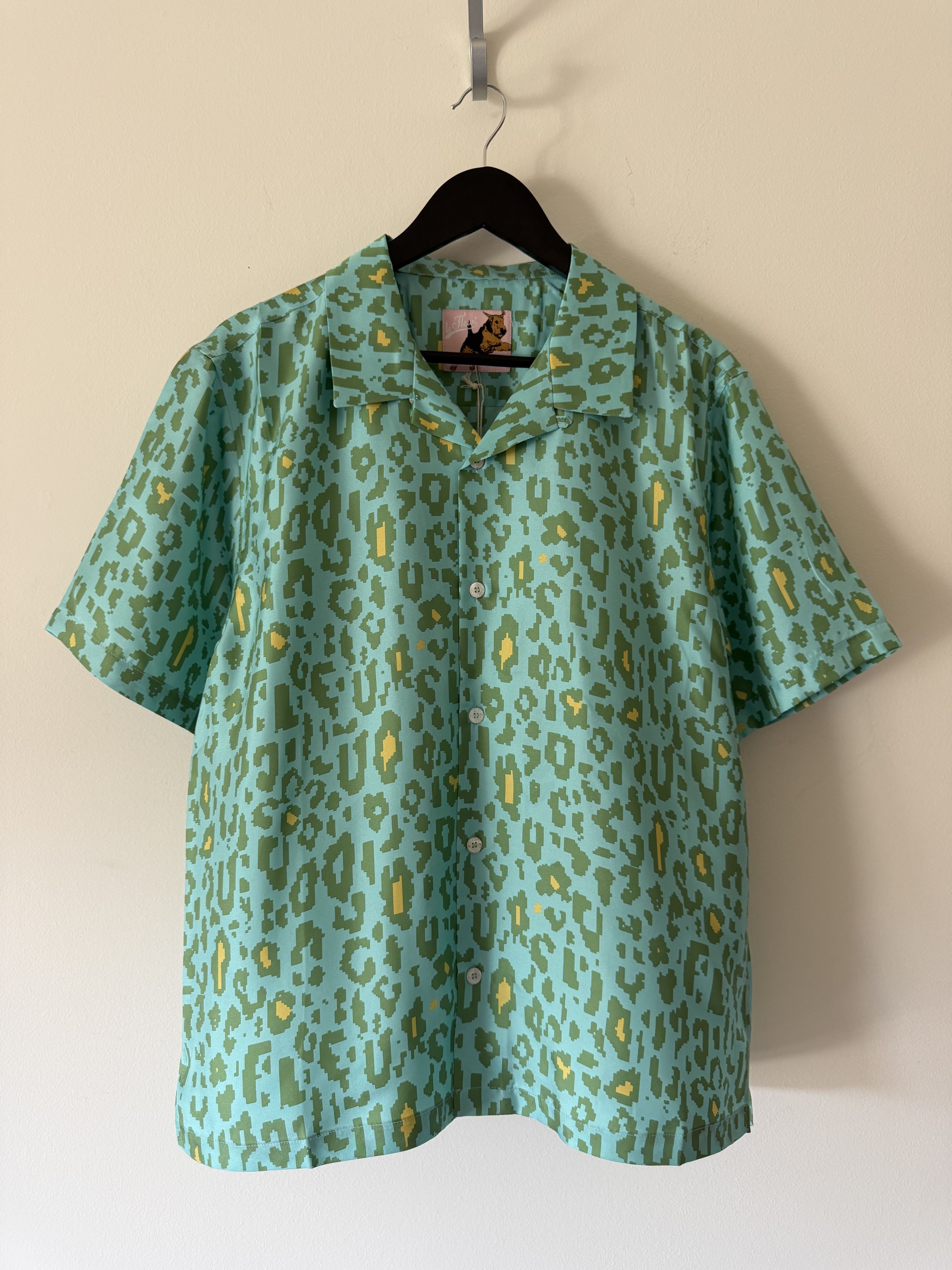 Golf le Fleur Golf Le Fleur Digi Leopard Silk Button Up | Grailed