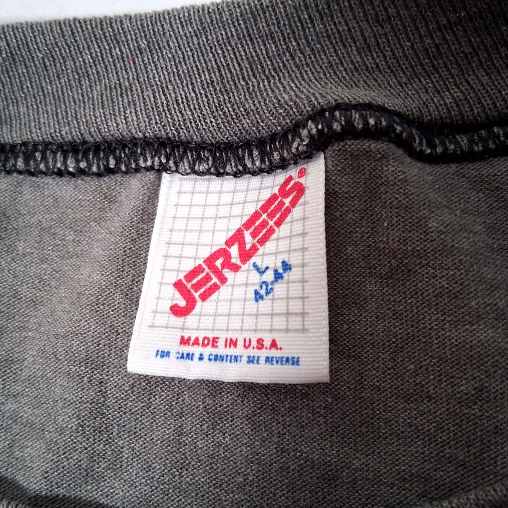 Jerzees VINTAGE Horse Shirt Ohio Sweepstakes Gray Lace Graphic T Single Stitch Jerzees L Size US L / EU 52-54 / 3 - 7 Thumbnail