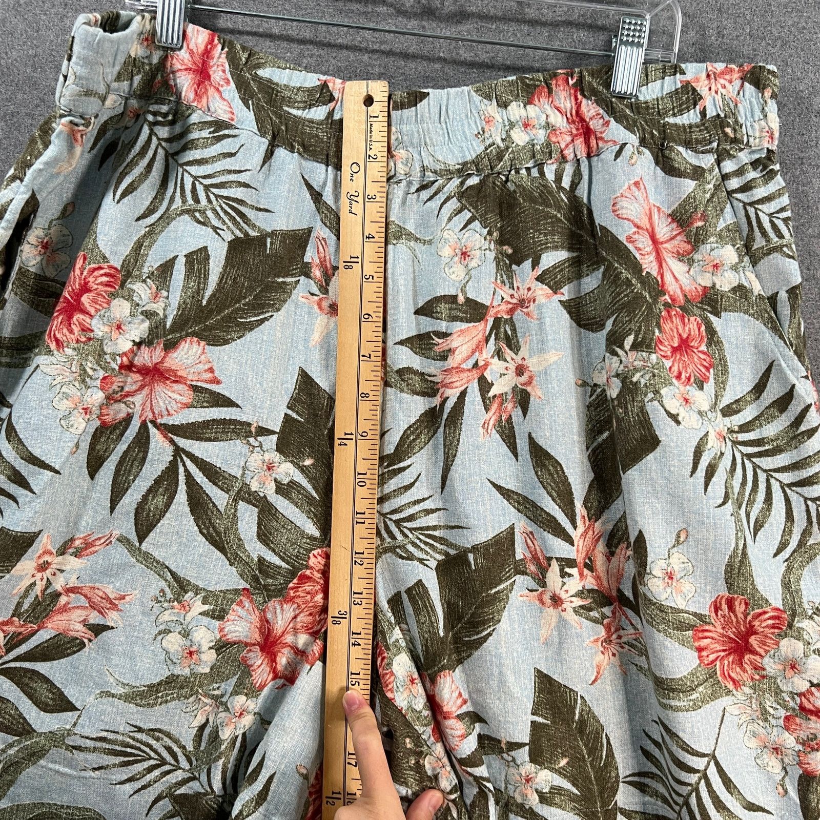Denim & Co. Denim & Co. Naturals Regular Linen Blend Shorts Size 1X Size 40" / US 18 - 6 Thumbnail