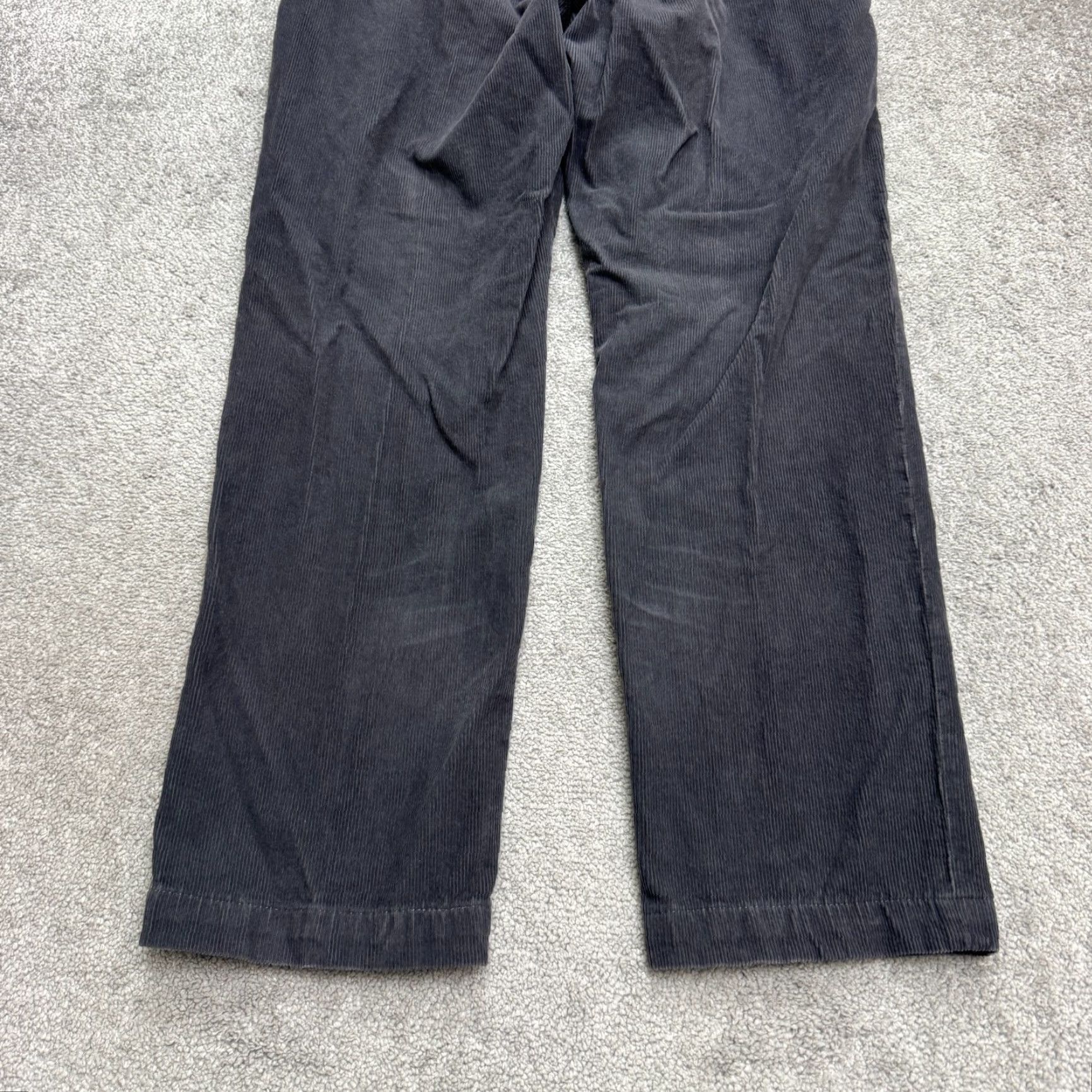 Mason's Mason's Pants | Charcoal Gray Cotton | 38x30 | Regular Straight Corduroy Chino Men - Vintage? No (but must follow rules) Size US 38 / EU 54 - 4 Thumbnail