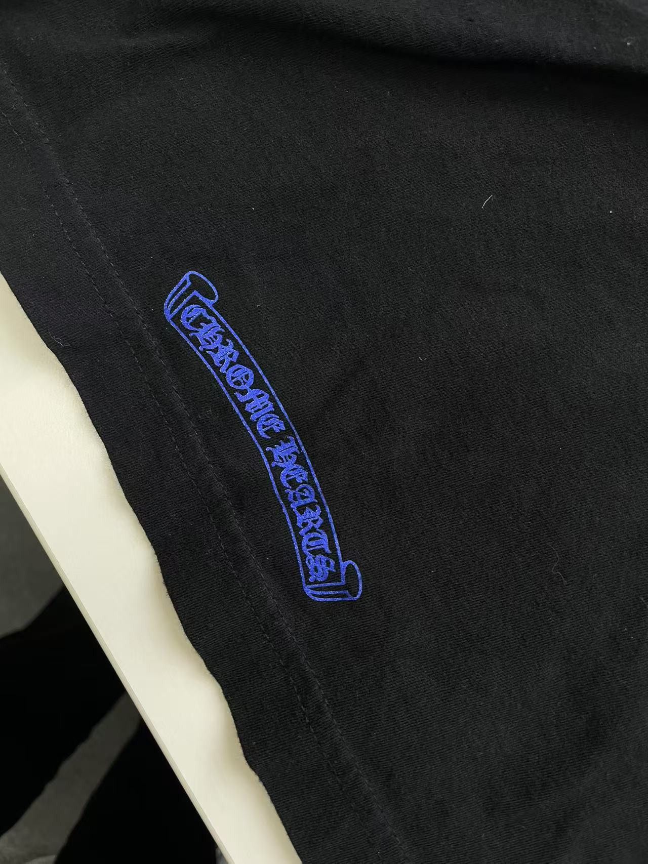 Chrome Hearts Chrome Hearts Blue 1988 Neck Logo Long Sleeve T-Shirt Tee Size US XL / EU 56 / 4 - 8 Thumbnail