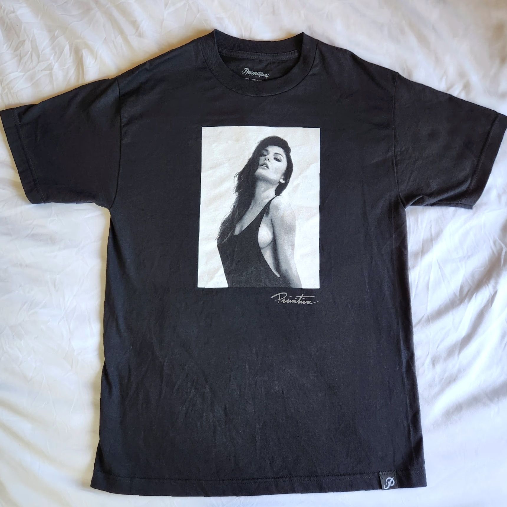 Primitive VINTAGE Primitive Skateboarding Graphic T-Shirt Black Adult Medium Skater Girl Streetwear Grunge Hip Hop Mens Size US M / EU 48-50 / 2 - 2 Thumbnail