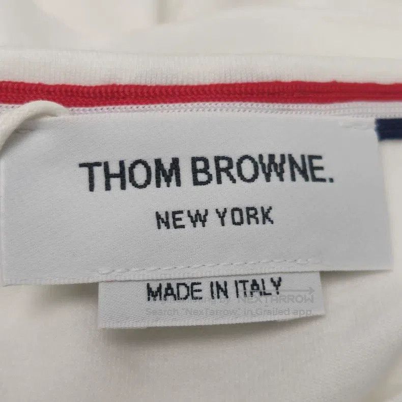 Thom Browne Thom Browne White short-sleeved T-shirt Size US S / EU 44-46 / 1 - 5 Thumbnail