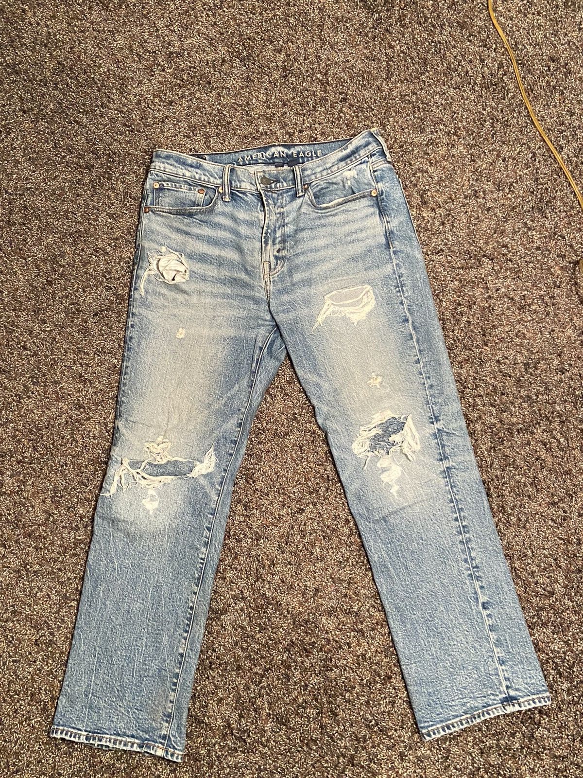 American Eagle Outfitters Thrashed Jeans Size US 32 / EU 48 - 1 Thumbnail